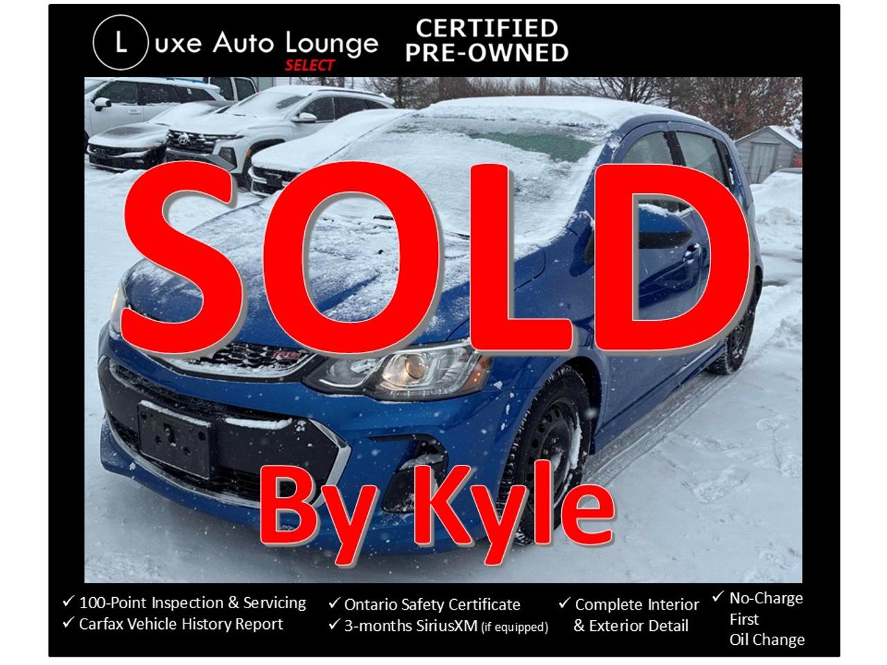 2017 Chevrolet Sonic LT AUTO,RS PKG! SUNROOF-HEATED SEATS-REMOTE START!