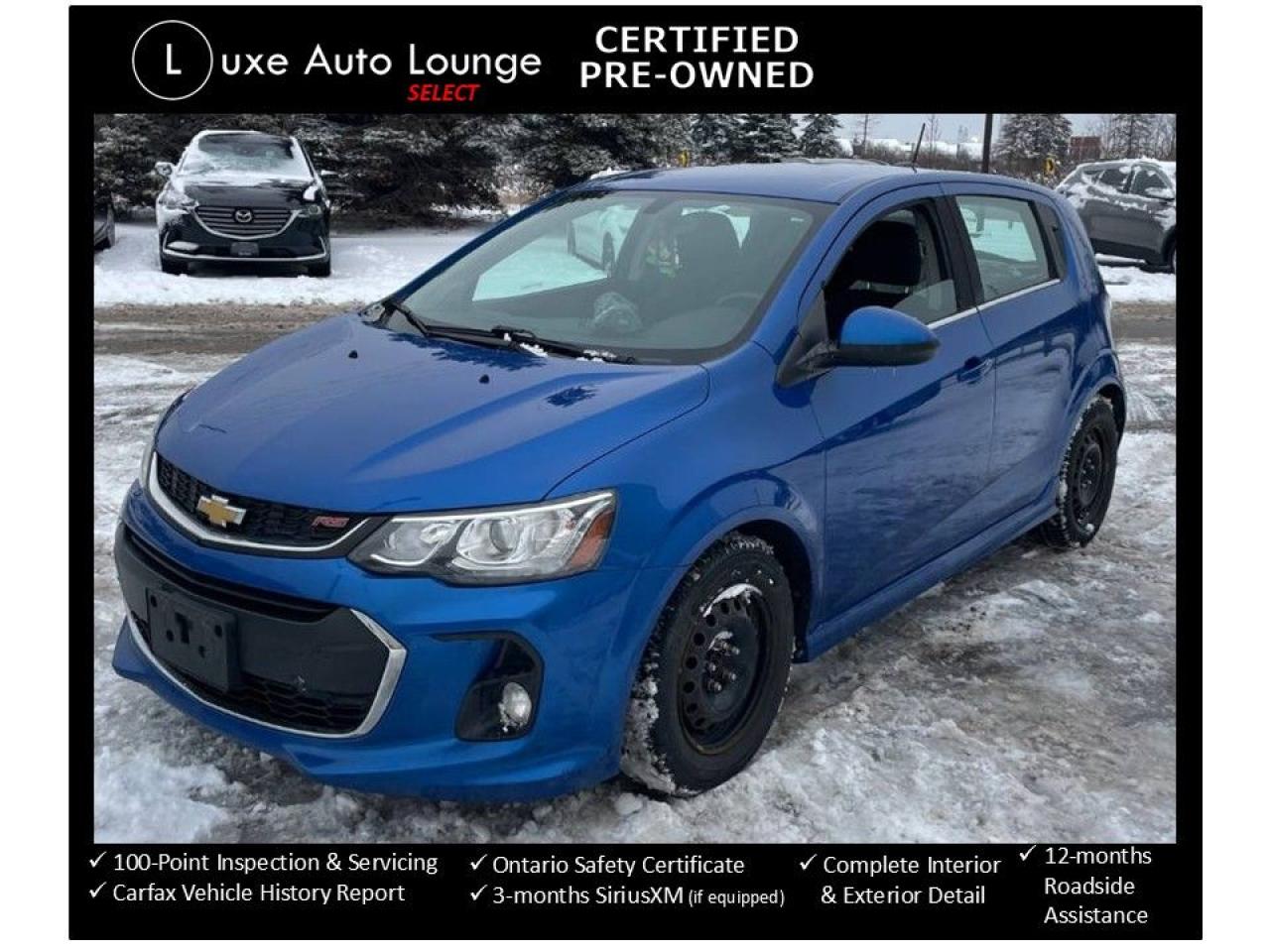 2017 Chevrolet Sonic LT - RS PKG, AUTO, HEATED SEATS, B/U CAMERA!! Photo0