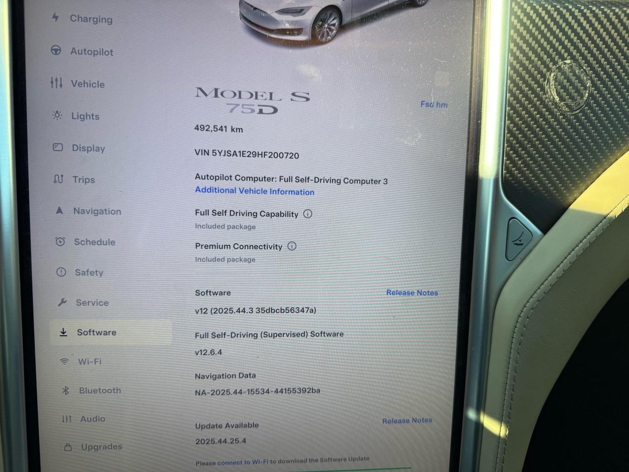 2017 Tesla Model S 75D, AWD, FULL SELF DRIVING INCLUDED, CERTIFIED Photo