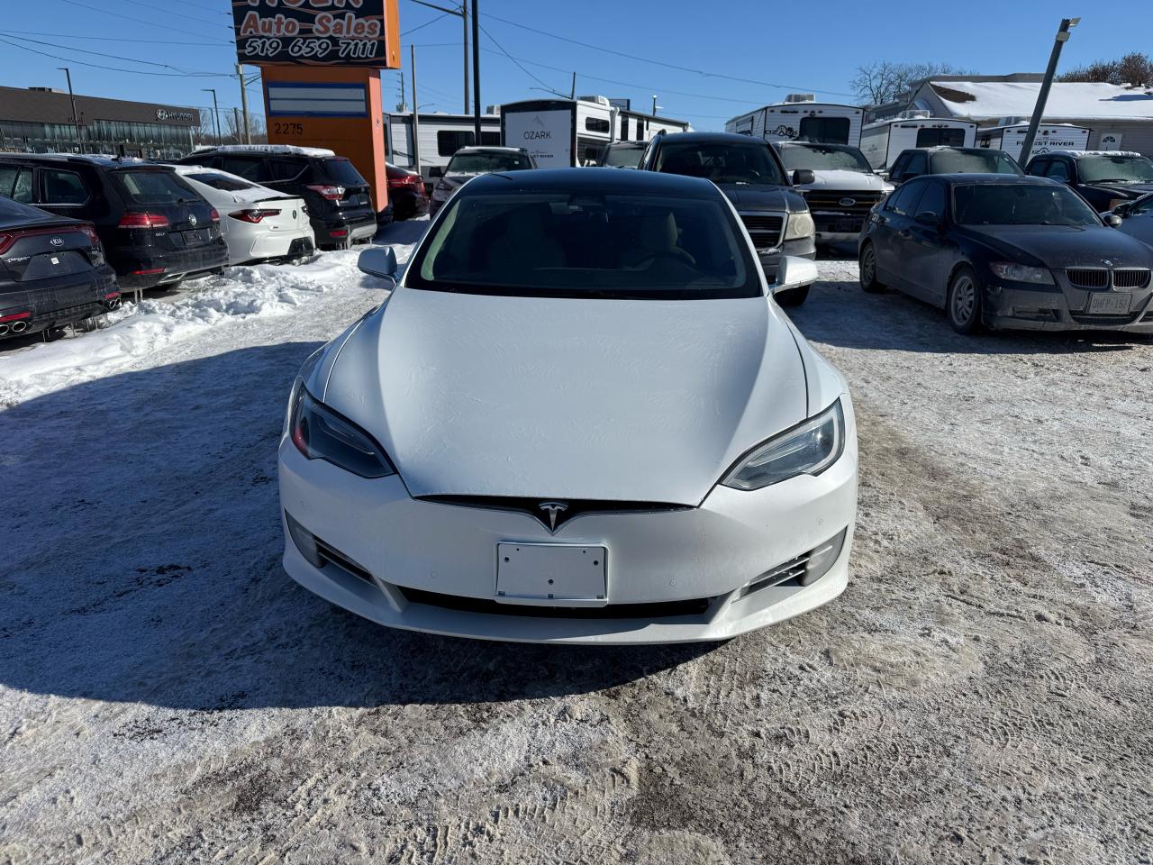 2017 Tesla Model S 75D, AWD, FULL SELF DRIVING INCLUDED, CERTIFIED Photo