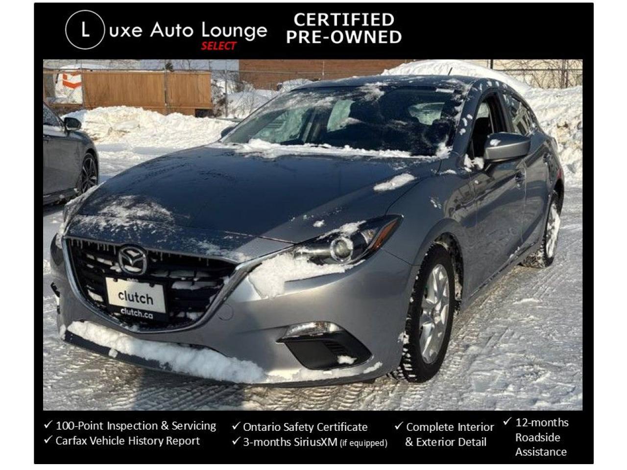2015 Mazda MAZDA3 GS - ONLY 75K!! MANUAL, HEATED SEATS, BACK-UP CAM!