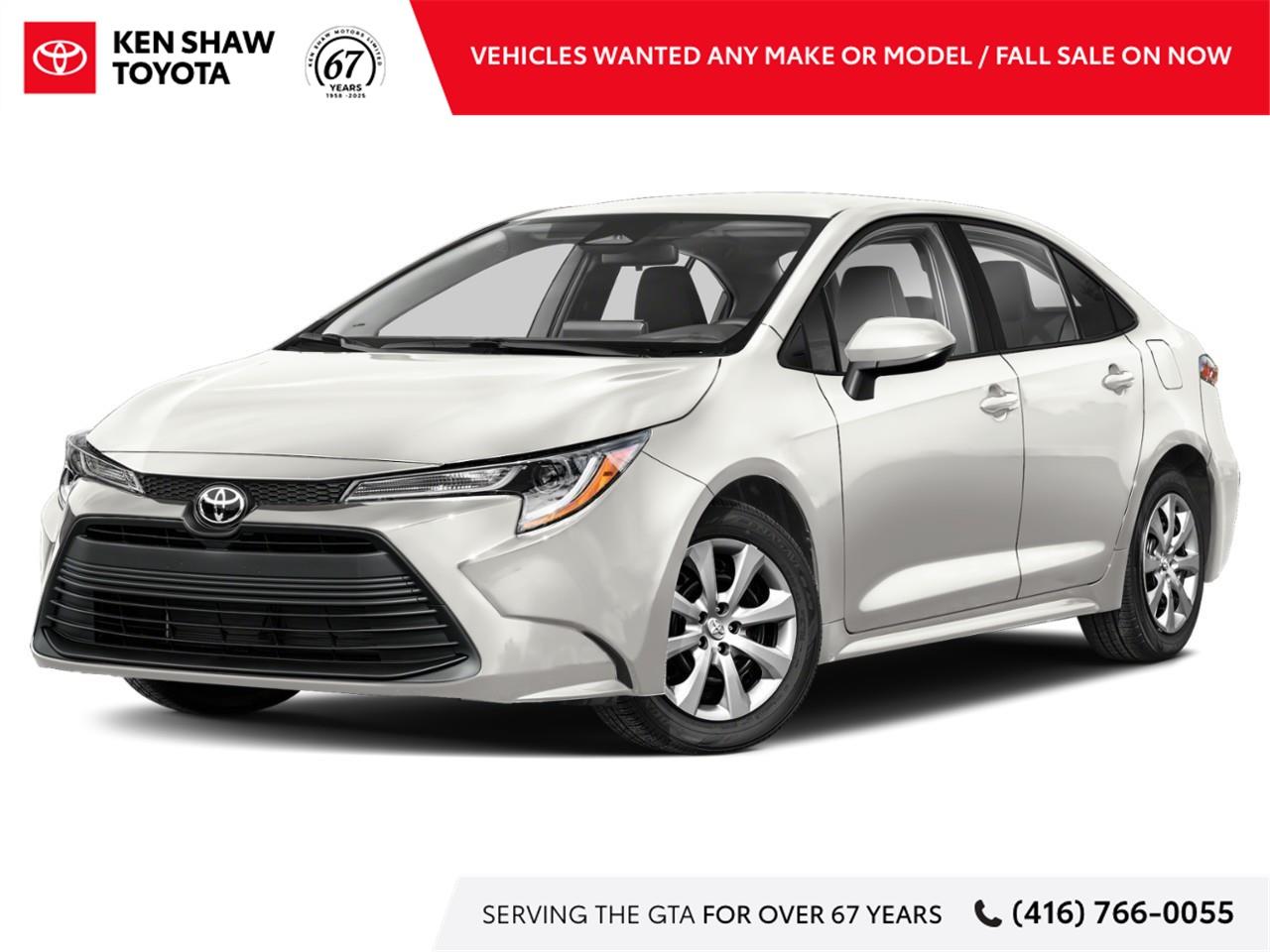 2026 Toyota Corolla LE 4DR SEDAN Photo