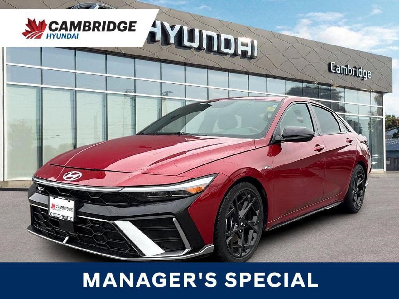 2025 Hyundai Elantra N Line Ultimate   CLEAN CARFAX   ONE OWNER   SUNRO Photo0