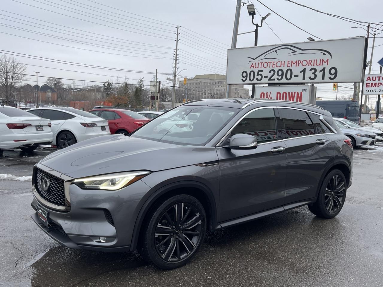 2021 Infiniti QX50 LUXE I LINE AWD   Leather   PRO PILOT   Sunroof Photo