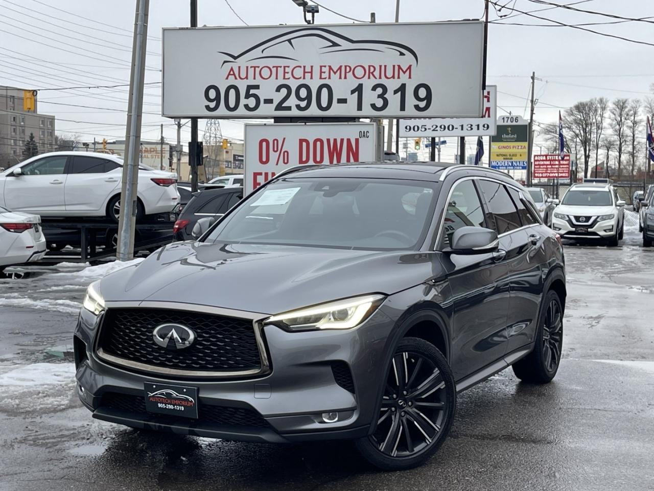 2021 Infiniti QX50 LUXE I LINE AWD   Leather   PRO PILOT   Sunroof Photo