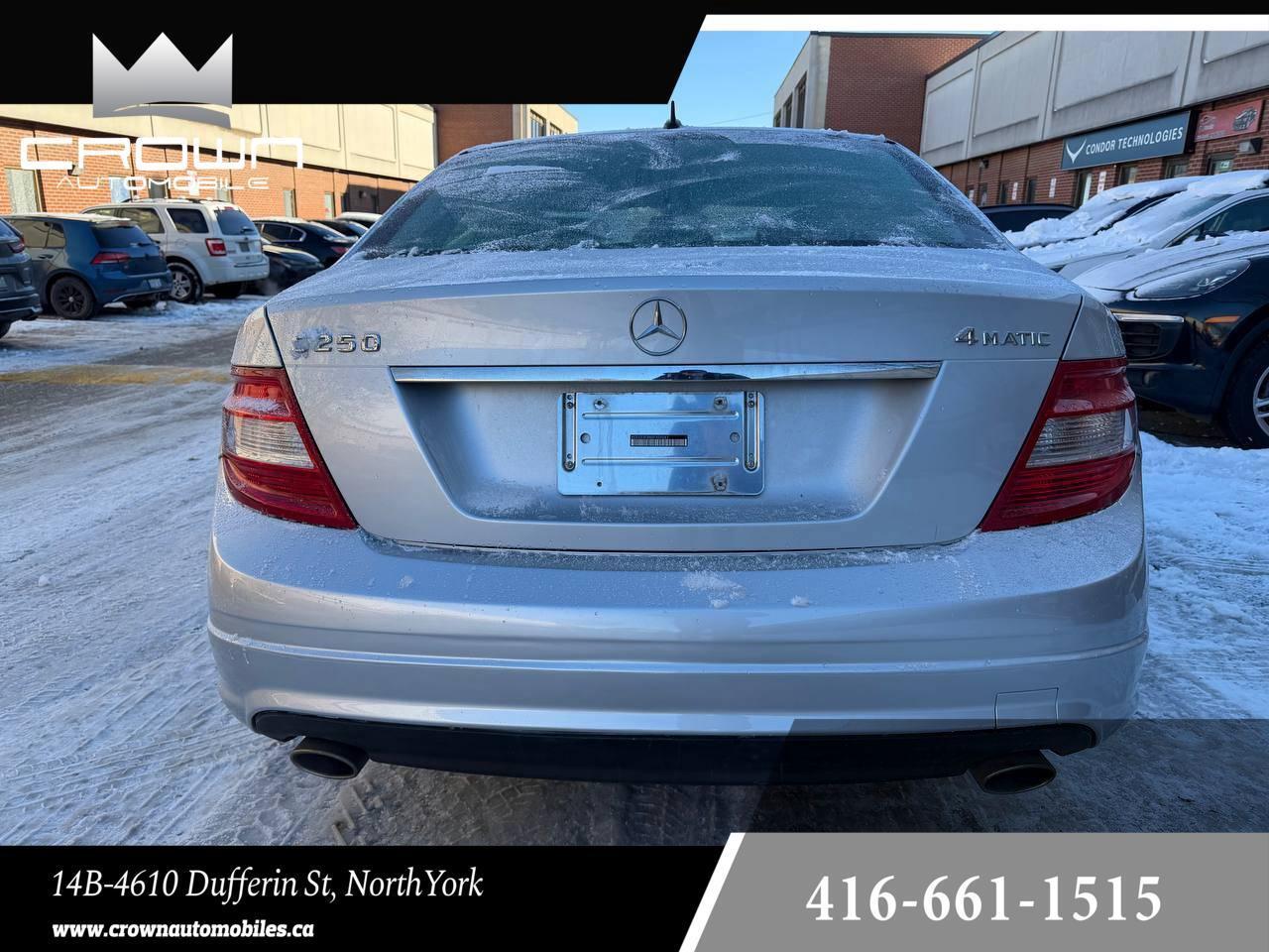 2010 Mercedes-Benz C-Class 4dr Sdn C 250 4MATIC, ONE OWNER, NO ACCIDENT Photo4