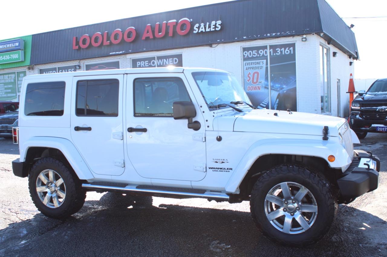 2016 Jeep Wrangler Unlimited Sahara 4WD Brown Leather Safety Certifie Photo
