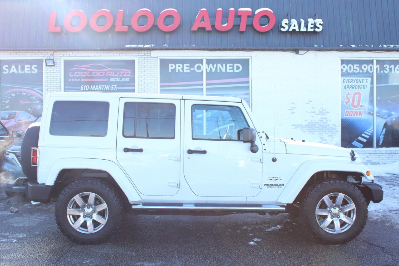 2016 Jeep Wrangler Unlimited Sahara 4WD Brown Leather Safety Certifie Photo