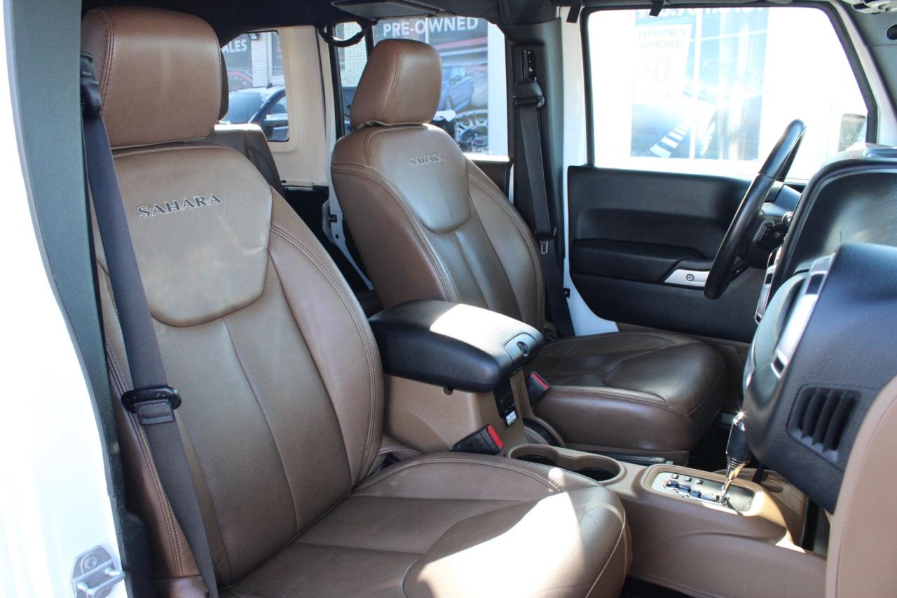 2016 Jeep Wrangler Unlimited Sahara 4WD Brown Leather Safety Certifie Photo