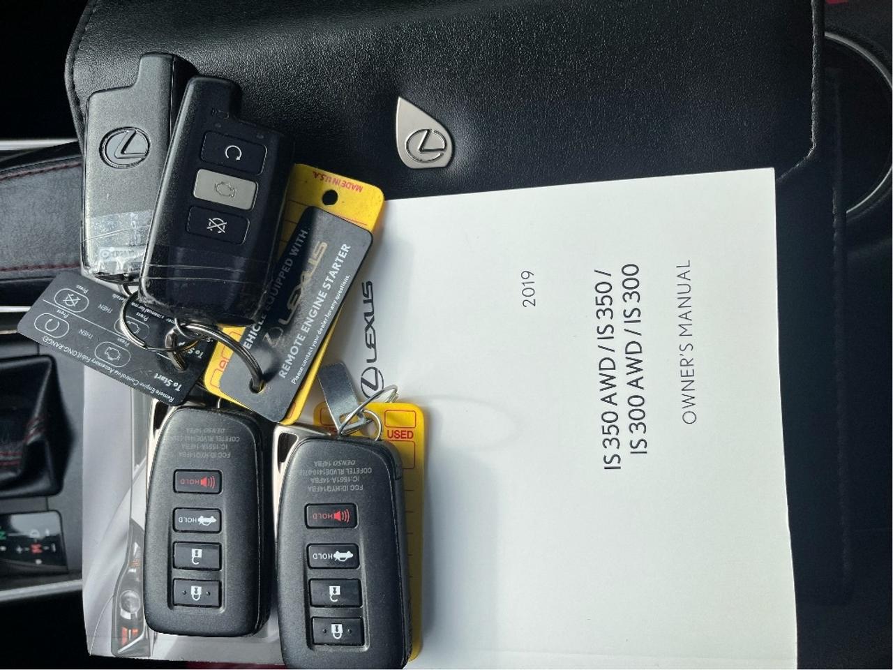 2019 Lexus IS 350 ONE OWNER RED INT 311HP CERTIFIED Photo