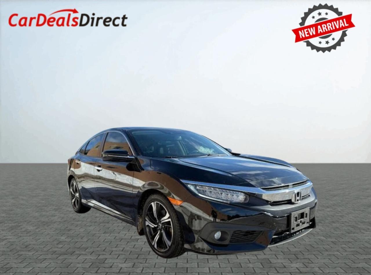 2016 Honda Civic Sedan Touring/Leather/NAVi/Sunroof/Blind Spot Assist/Bac Photo0