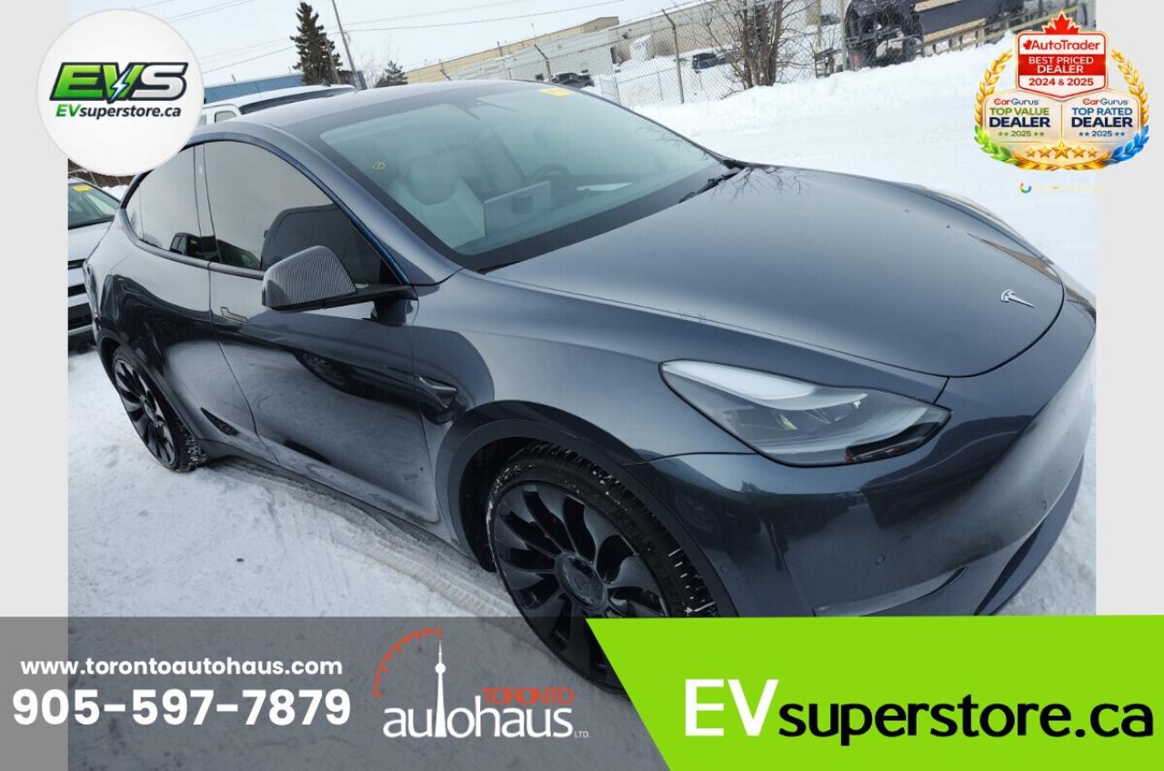 2022 Tesla Model Y PERFORMANCE I WHITE INT I AT EVSUPERSTORE.CA Photo
