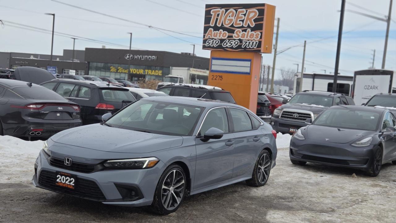 2022 Honda Civic TOURING, LOW KMS, CLEAN TITLE, LOADED, CERTIFIED - Photo #1