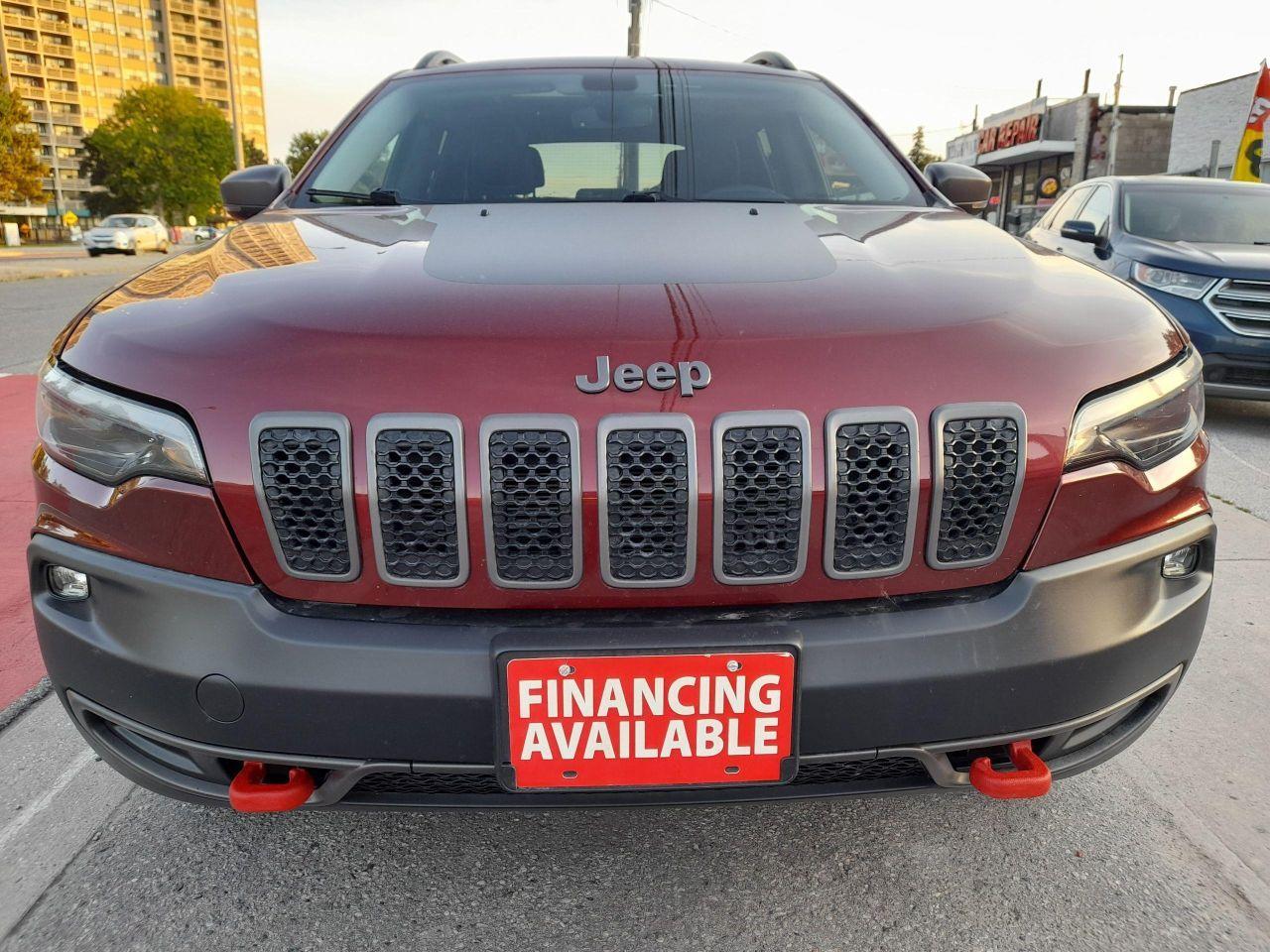 2019 Jeep Cherokee Trailhawk-LETHER-SR/F-NAV-BK CAM -BLUTOTH Photo1
