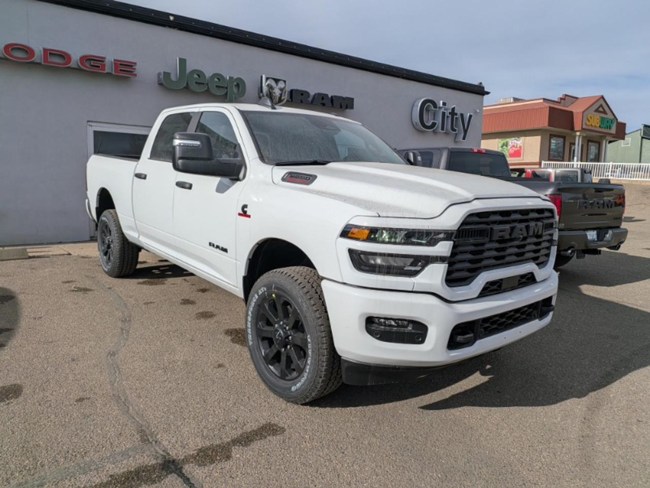 <p>The 2026 RAM 2500 Big Horn is a heavy-duty powerhouse built for those who demand serious capability without compromise. Under the hood sits a 6.7L Cummins inline 6-cylinder turbodiesel engine producing an impressive 430 horsepower paired with an 8-speed TorqueFlite automatic transmission and a full-time 4WD/4x4 drivetrain to conquer any terrain or job site with authority. Configured as a Crew Cab with a short box and single rear wheels this RAM offers the perfect balance of seating capacity payload versatility and everyday maneuverability. With a GVWR rating in the Class 3 category this truck is engineered to handle the heaviest of workloads with complete confidence.</p><p>&nbsp</p><p>Whether youre hauling materials to the job site towing trailers across the province or navigating challenging Alberta road conditions the 2026 RAM 2500 Big Horn delivers the muscle and reliability you need day in and day out. The premium cloth interior keeps you comfortable on long drives while standard ABS and a robust hydraulic brake system ensure confident stopping power even under maximum load conditions. This is a truck truly built for those who work hard and play harder &mdash a Canadian-market vehicle ready to take on anything.</p><p>&nbsp</p><p>City Chrysler holds a high standard of service &amp excellence for our customers. We are located on the northside of highway 3 of Medicine Hat. Servicing areas from Swift Current to Lethbridge Brooks &amp Taber. Our legacy is to make sure our customers feel right at home as well as taken care of in the highest priority. We are known for being down to earth super friendly and very knowledgeable. We provide excellent customer service and if you are tired of high-pressure sales then City Chrysler is for you. Check out our Google reviews because they tell our story. Then give us a call send us an email or stop by and let us get to work for you! Bankruptcies No credit Bad credit Slow credit Dont sweat it! Get preapproved today!</p>