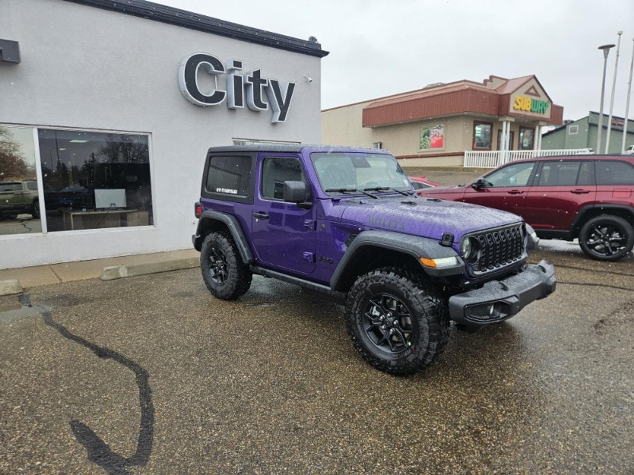 <p>The 2026 Jeep Wrangler Sport is an iconic and adventure-ready SUV built to deliver legendary off-road capability rugged durability and open-air freedom. Powered by a dependable 2.0L turbocharged inline-4 engine producing 270 horsepower the Wrangler Sport delivers responsive performance strong low-end torque and confident capability both on and off the road. Equipped with Jeep&rsquos legendary 4x4 drivetrain this SUV is engineered to tackle Alberta winters rough trails mud snow and weekend adventures with ease.</p><p>The Wrangler Sport combines classic Jeep styling with modern versatility offering a comfortable interior removable roof and doors and the unmistakable driving experience that Jeep enthusiasts love. Its rugged construction and elevated ground clearance make it ideal for outdoor lifestyles while still delivering practical everyday drivability. Combining proven Jeep capability bold styling and modern performance the 2026 Jeep Wrangler Sport is built for drivers who want freedom adventure and confidence wherever the road leads.</p><p>City Chrysler holds a high standard of service &amp excellence for our customers. We are located on the northside of highway 3 of Medicine Hat. Servicing areas from Swift Current to Lethbridge Brooks &amp Taber. Our legacy is to make sure our customers feel right at home as well as taken care of in the highest priority. We are known for being down to earth super friendly and very knowledgeable. We provide excellent customer service and if you are tired of high-pressure sales then City Chrysler is for you. Check out our Google reviews because they tell our story. Then give us a call send us an email or stop by and let us get to work for you! Bankruptcies No credit Bad credit Slow credit Dont sweat it! Get preapproved today!</p>
