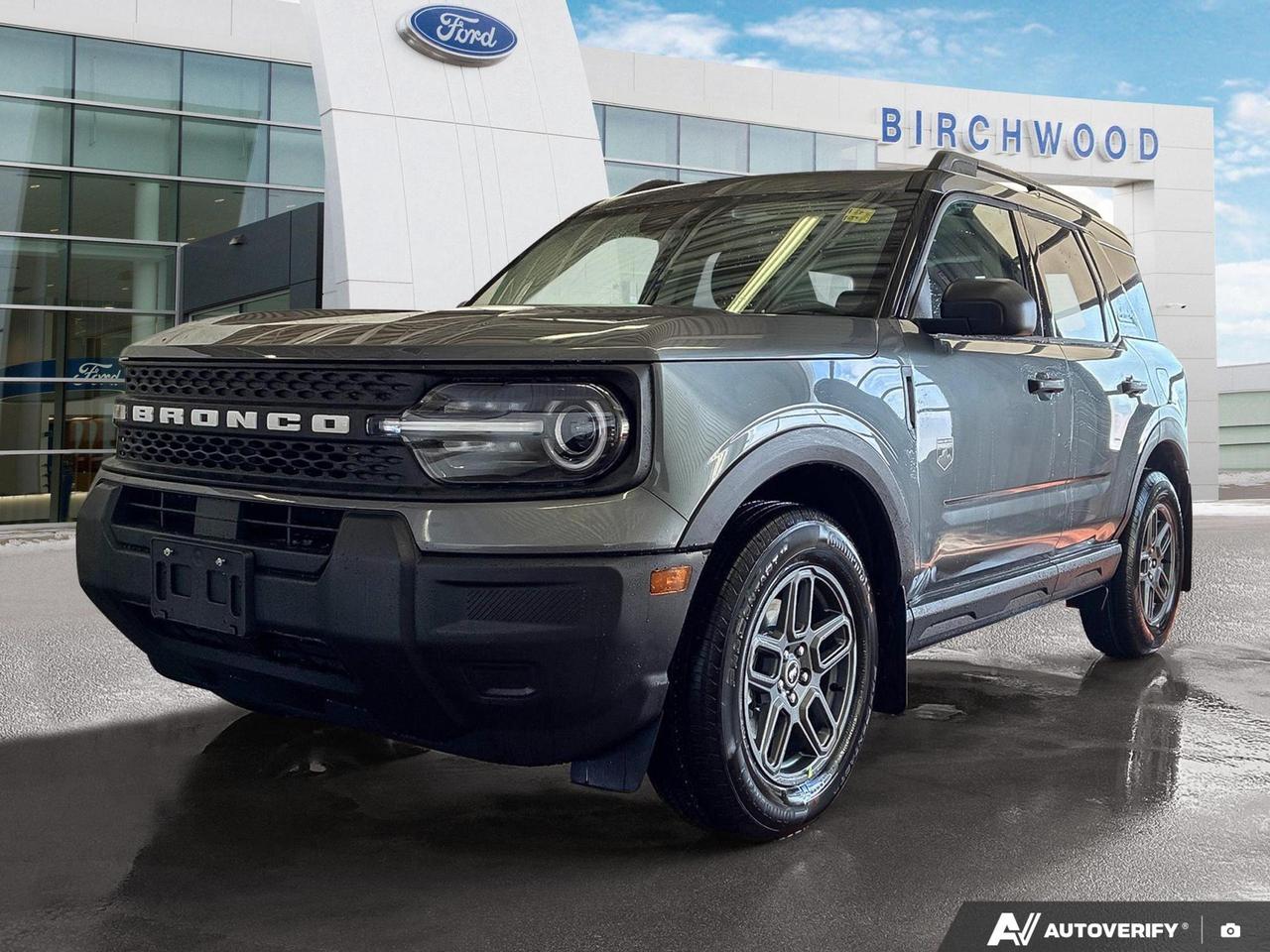 Experience the future of off-road adventure with the 2026 Ford Bronco Sport Big Bend. This cutting-edge SUV combines rugged capability with advanced technology for an unparalleled driving experience.

- Adaptive Cruise Control with Stop-and-Go for effortless highway driving
- 4WD system with part and full-time capabilities for versatile performance
- Fuel-efficient 1.5L 3-cylinder engine balancing power and economy
- BLIS (Blind Spot Information System) for enhanced safety
- Collision Mitigation and Evasion Assist features for proactive protection
- Voice-activated automatic air conditioning for comfort in any climate
- Flip-up rear window with wiper and defroster for convenient access

Ready to elevate your driving experience? Reserve your 2026 Ford Bronco Sport Big Bend today at Birchwood Ford. Visit our website at www.birchwoodford.ca to start your purchase journey or contact us to schedule a test drive. Dont miss this opportunity to own the latest in Fords innovative SUV lineup.
Birchwood Ford is your choice for New Ford vehicles in Winnipeg. 

At Birchwood Ford, we hold ourselves to the highest standard. Our number one focus is customer satisfaction which has awarded us the Ford of Canadas Presidents Award for 5 consecutive years. This honour is presented to Ford dealers that have proven outstanding results in Sales and Customer Service Excellence.

Are you a newcomer to Canada, recent graduate, first time car buyer or physically challenged? Ask us about our exclusive rebates and how they may apply to you.
 
Interested in seeing/hearing more? Book a test drive or give us a call at (204) 661-9555 and we can help you with whatever you need!

Dealer permit #4454
Dealer permit #4454