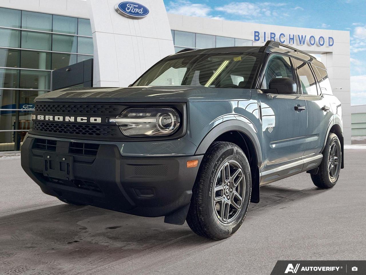 Experience the future of off-road adventure with the 2026 Ford Bronco Sport Big Bend! This cutting-edge SUV combines rugged capability with advanced technology, perfect for the modern explorer.

- 4WD system for superior traction in all terrains
- Efficient 1.5L 3-cylinder engine balancing power and economy
- Adaptive Cruise Control with Stop-and-Go for stress-free highway driving
- BLIS (Blind Spot Information System) for enhanced safety
- Voice-activated automatic air conditioning for ultimate comfort
- Collision Mitigation and Evasion Assist features
- Flip-up rear window with wiper and defroster for versatility

Dont miss your chance to own this incredible vehicle! Visit Birchwood Ford today to schedule a test drive and experience the Bronco Sports capabilities firsthand. Our knowledgeable staff is ready to answer any questions and guide you through the purchasing process. Reserve your 2026 Ford Bronco Sport Big Bend now and prepare for your next adventure!
Birchwood Ford is your choice for New Ford vehicles in Winnipeg. 

At Birchwood Ford, we hold ourselves to the highest standard. Our number one focus is customer satisfaction which has awarded us the Ford of Canadas Presidents Award for 5 consecutive years. This honour is presented to Ford dealers that have proven outstanding results in Sales and Customer Service Excellence.

Are you a newcomer to Canada, recent graduate, first time car buyer or physically challenged? Ask us about our exclusive rebates and how they may apply to you.
 
Interested in seeing/hearing more? Book a test drive or give us a call at (204) 661-9555 and we can help you with whatever you need!

Dealer permit #4454
Dealer permit #4454