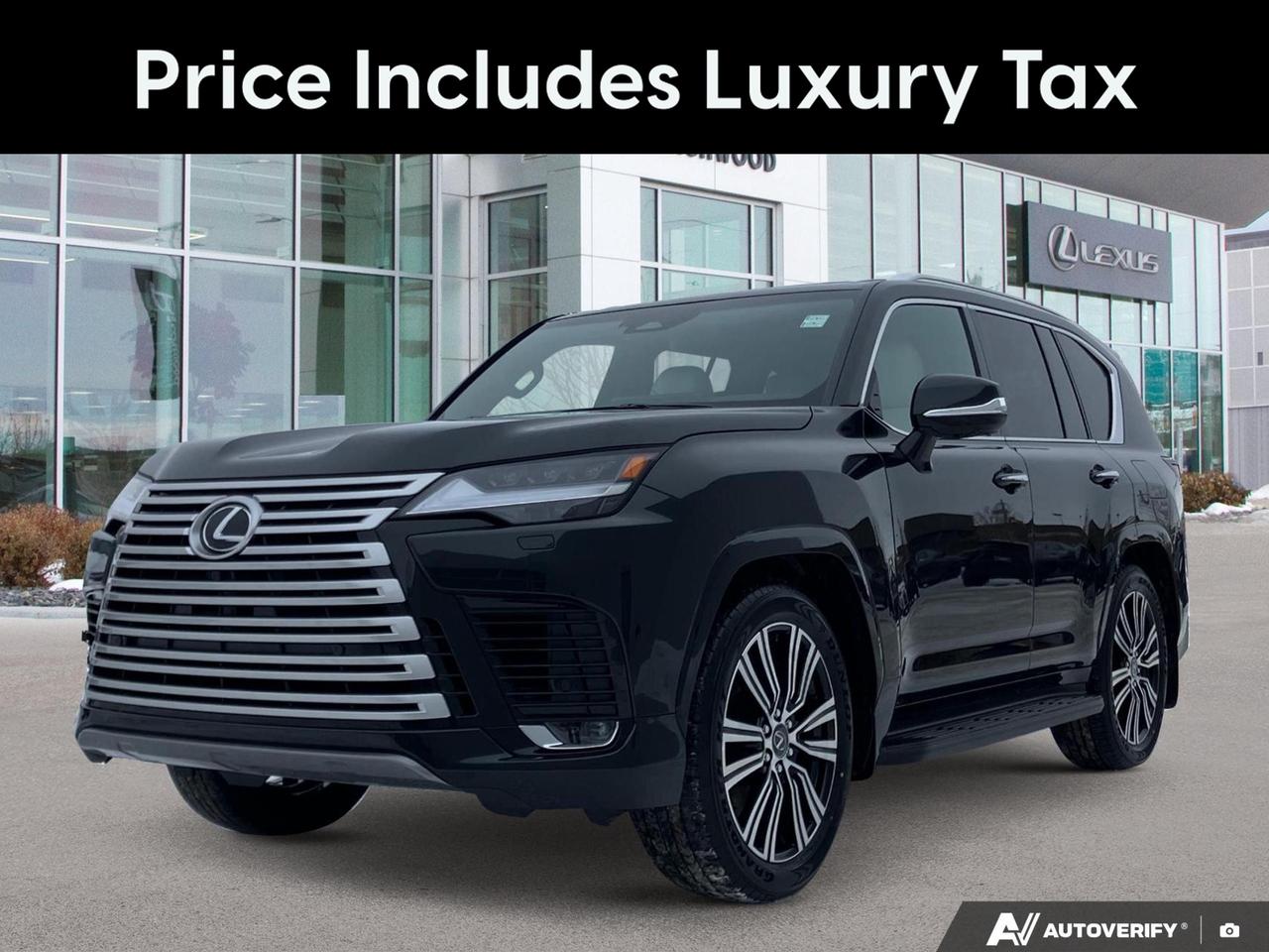 Monarch of the Road
Command any terrain with the all-wheel drive Lexus LX. With regal comforts like heated front seats and steering wheel, and seamless connectivity through Android Auto and Apple Car Play, every journey feels majestic. The Lexus Safety System offers peace of mind, and starting your SUV remotely via your phone adds a touch of modern luxury.
*Pricing includes all available rebates.

Birchwood Lexus is a three-time winner of the prestigious Pursuit of Excellence award, which recognizes Lexus dealers in Canada for having the highest possible level of guest satisfaction.  Allow us to show you the best possible guest experience. 

Have a trade? Birchwood Lexus will pay you top dollar for your vehicle - trades of all makes and models are welcome.

Flexible financing is available on most years, makes, and models. Start your purchase online at www.birchwoodlexus.ca or call us today at 204-25-LEXUS (53987)

Toll free Phone: 844-57-LEXUS (53987)

Dealer Permit #5499
Dealer permit #5499