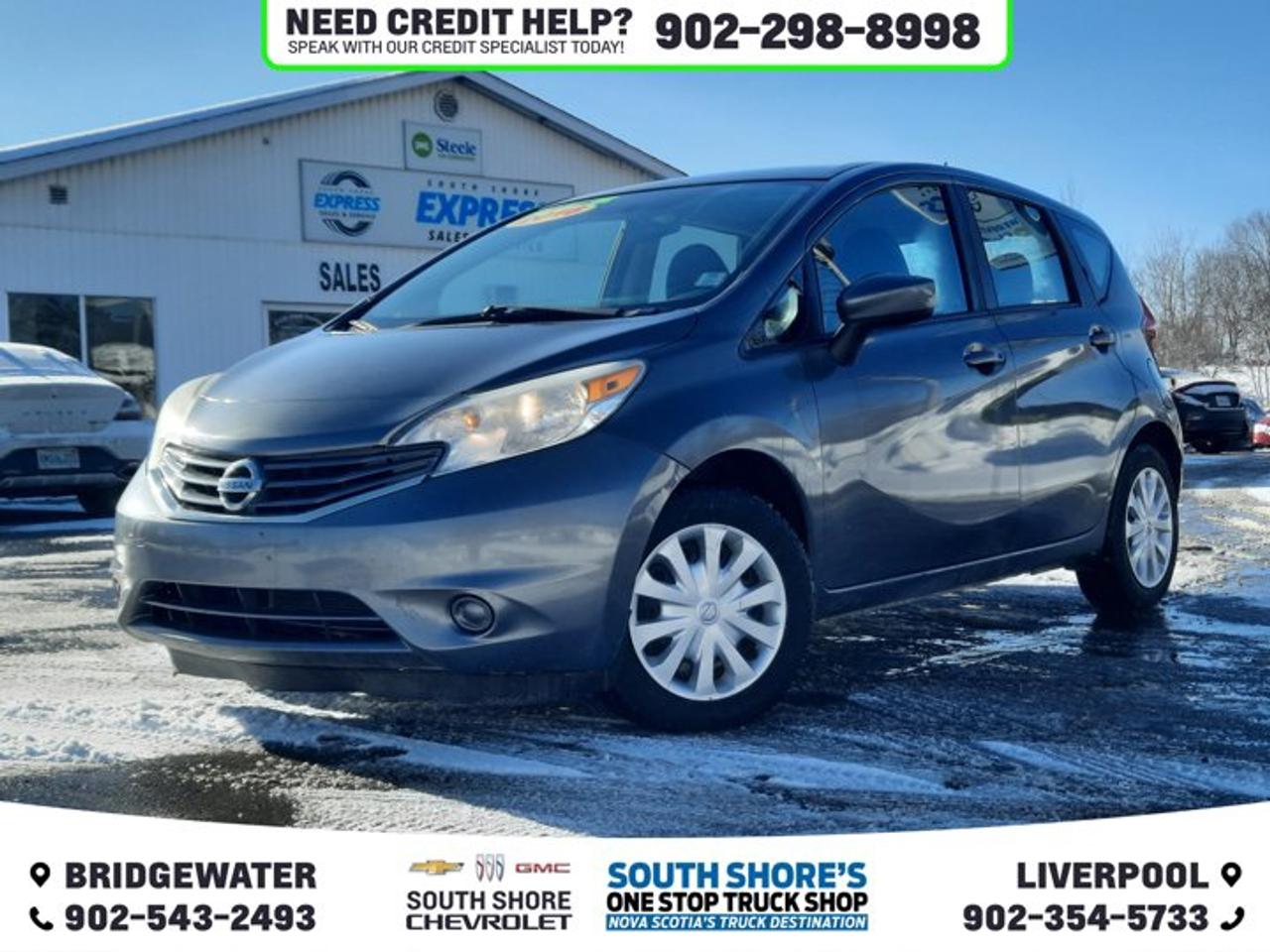 Recent Arrival! Metallic Blue 2016 Nissan Versa Note SV FWD CVT 1.6L 4-Cylinder DOHC 16V Clean Car Fax, 15 Steel Wheels w/Full Wheel Covers, 4 Speakers, Air Conditioning, Block heater, Bumpers: body-colour, CD player, Driver vanity mirror, Dual front impact airbags, Dual front side impact airbags, Front wheel independent suspension, Heated door mirrors, Illuminated entry, Outside temperature display, Overhead airbag, Power door mirrors, Power steering, Power windows, Radio data system, Rear anti-roll bar, Rear window defroster, Rear window wiper, Remote keyless entry, Split folding rear seat, Steering wheel mounted audio controls, Tachometer, Tilt steering wheel, Traction control, Trip computer, Upgraded Cloth Seat Trim. Reviews: * On all aspects of cabin space, flexibility, functionality, and storage, the Versa Note seems to have hit the mark. Good real-world ride quality on rougher roads is also noted, as is strong all-around feature content value. By most accounts, Versa Note is a perfect small car: bigger than it looks, great on fuel, comfortable, spacious, and easy to use on the daily. Source: autoTRADER.ca