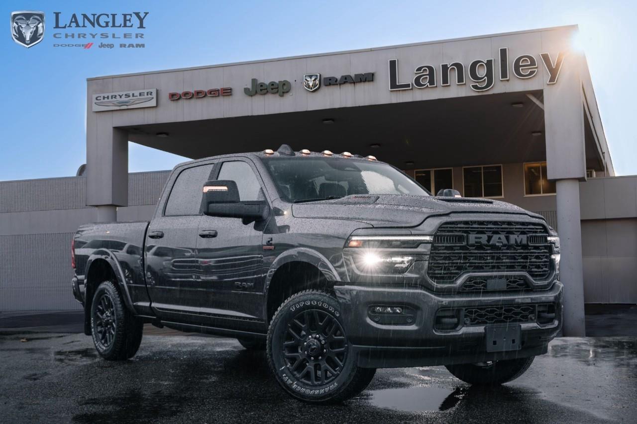 <p><strong>2026 Ram 3500 Limited Longhorn 4x4 Crew Cab 6'4" Box</strong> </p><p></p><p>The Limited Longhorn offers a distinct Southwestern aesthetic, combining premium craftsmanship with the heavy-duty utility required for the largest jobs, all within the more maneuverable Crew Cab short-box configuration.</p><ul><li><p><strong>Standard Engine:</strong> 6.4L HEMI® VVT V8 </p><p></p></li><li><p><strong>Available Engine:</strong> 6.7L Cummins® High-Output Turbo Diesel I6 </p><p></p></li><li><p><strong>Horsepower (Gas/HO Diesel):</strong> 405 hp (Gas) / 430 hp (HO Diesel) </p><p></p></li><li><p><strong>Torque (Gas/HO Diesel):</strong> 429 lb-ft (Gas) / 1,075 lb-ft (HO Diesel) </p><p></p></li><li><p><strong>Max Towing:</strong> Up to 36,610 lbs (when equipped with the High-Output Diesel) </p><p></p></li><li><p><strong>Limited Longhorn Features:</strong> Southwest-themed Bison Brown/Mountain Brown leather with laser etching, real barnwood interior accents, 14.4-inch Uconnect® 5 touchscreen, and the available 23-speaker Klipsch® Reference Premiere Audio System. </p><p></p></li></ul><p>Come book a test drive at Langley Chrysler, conveniently located in Langley, British Columbia.</p>*All new vehicle purchases are plus the PDI accessory installs and any price increases provided by the manufacturer. For trucks the accessories will include wheel locks, spray-in liners, and mud flaps. For all other vehicles, wheel locks are standard, other equipment may apply. Confirm with the dealer.

<p>*All prices are net of all manufacturer incentives and/or rebates and are subject to change by the manufacturer without notice. All prices plus applicable taxes, applicable environmental recovery charges, documentation of $599 and full tank of fuel surcharge of $76 if a full tank is chosen.<br />Other items available that are not included in the above price:<br />Tire & Rim Protection and Key fob insurance starting from $599<br />Service contracts (extended warranties) for up to 7 years and 200,000 kms starting from $599<br />Custom vehicle accessory packages, mudflaps and deflectors, tire and rim packages, lift kits, exhaust kits and tonneau covers, canopies and much more that can be added to your payment at time of purchase<br />Undercoating, rust modules, and full protection packages starting from $199<br />Flexible life, disability and critical illness insurances to protect portions of or the entire length of vehicle loan?im?im<br />Financing Fee of $500 when applicable<br />Prices shown are determined using the largest available rebates and incentives and may not qualify for special APR finance offers. See dealer for details. This is a limited time offer.</p>