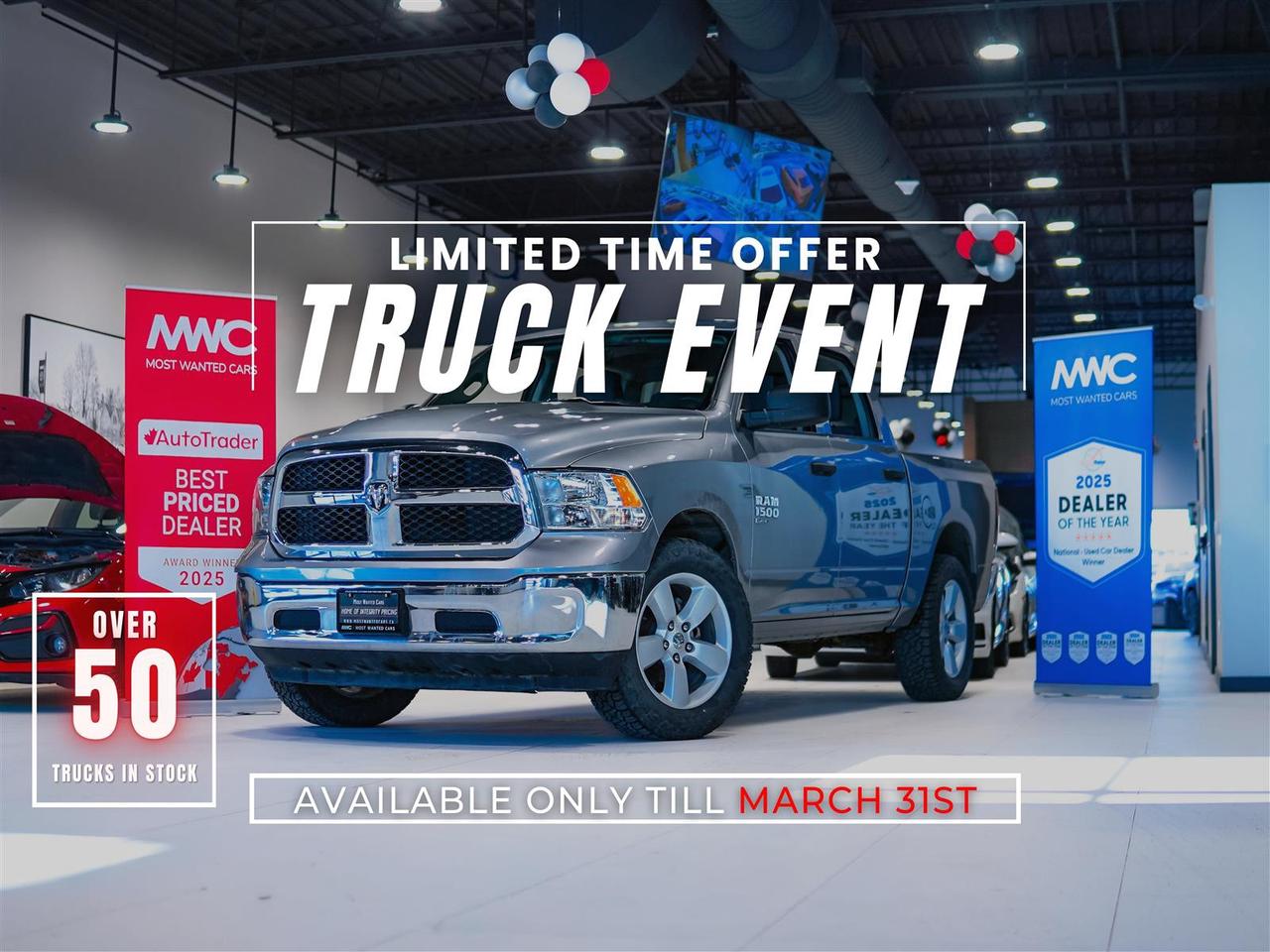 2023 RAM 1500 Classic SLT | CREW CAB | 4X4 | 20 INCH RIMS | NO ACCIDENTS Photo