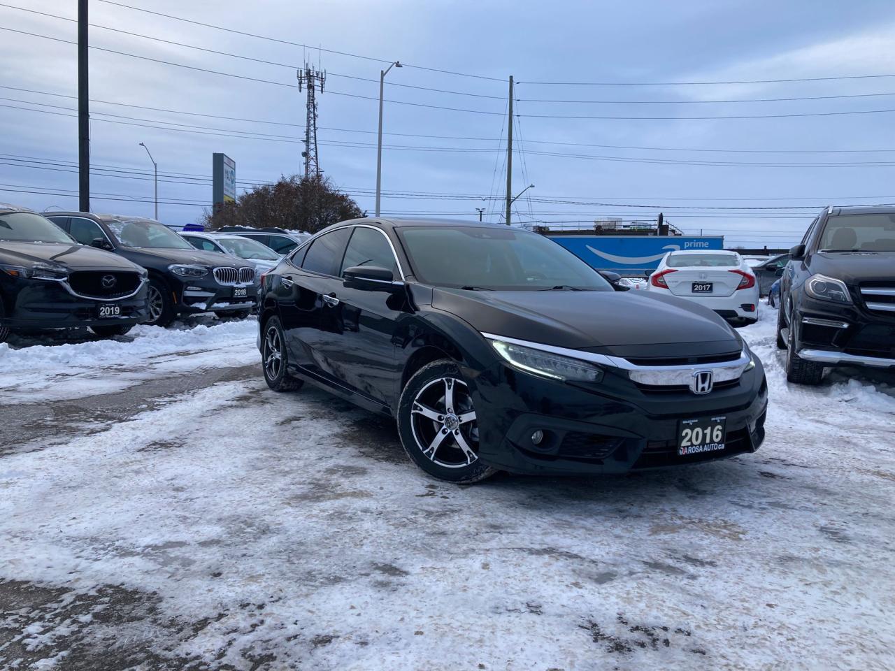 2016 Honda Civic Touring NO ACCIDENT LEATHER NAVIGATION ROOF SAFETY - Photo #1