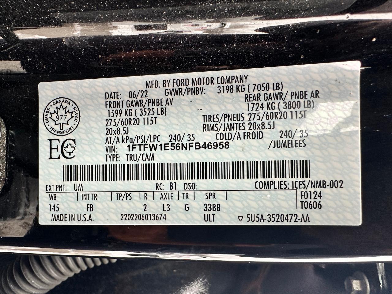 2022 Ford F-150 XLT-FX4 SuperCrew 5.0 HTDCloth NAV DriverAssist XM Photo