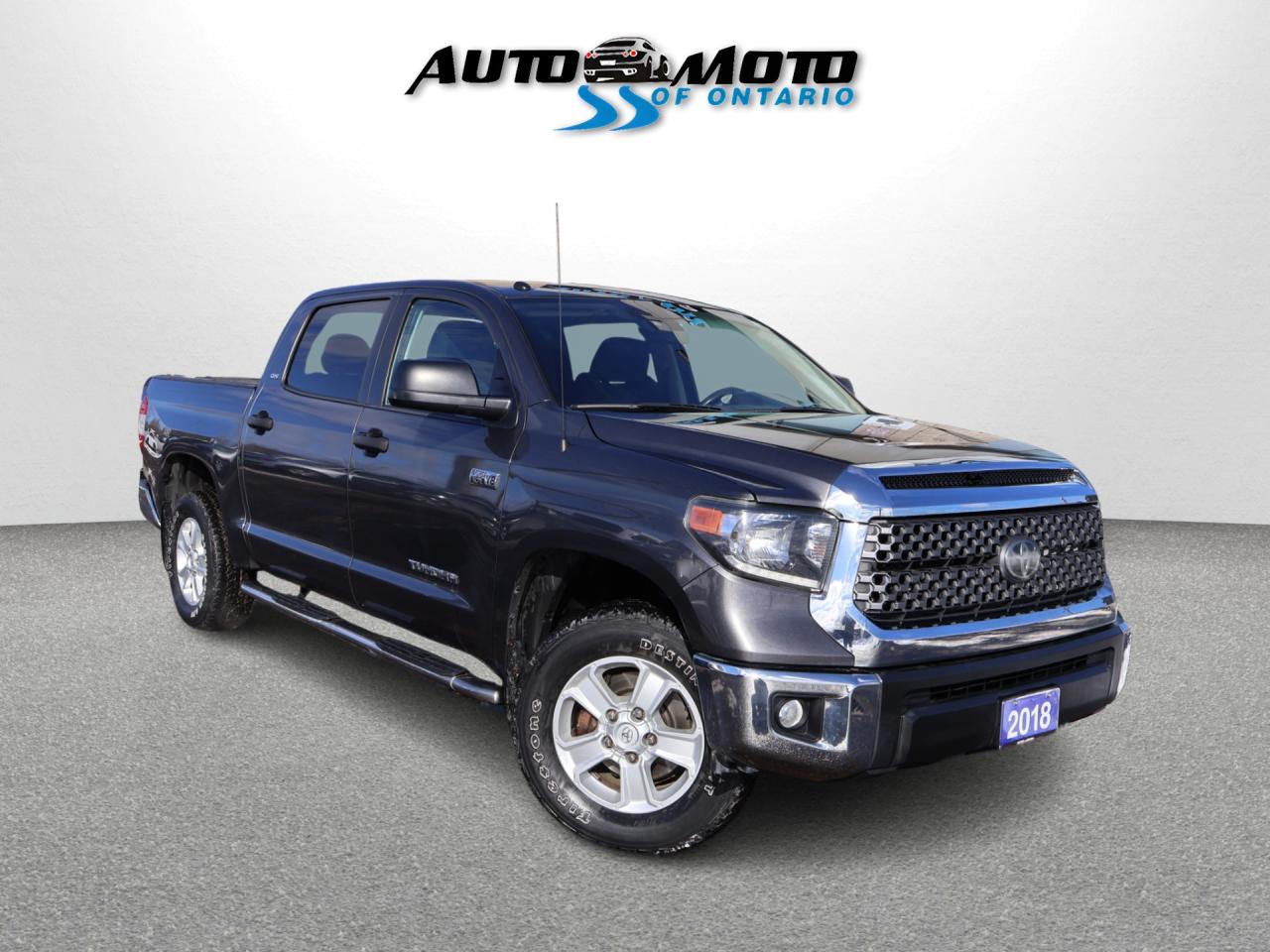 2018 Toyota Tundra SR5 5.7L V8 CREW 4WD CERTIFIED *ACCIDENT FREE* CAMERA BLUETOOTH HEATED SEATS CRUISE ALLOYS Photo