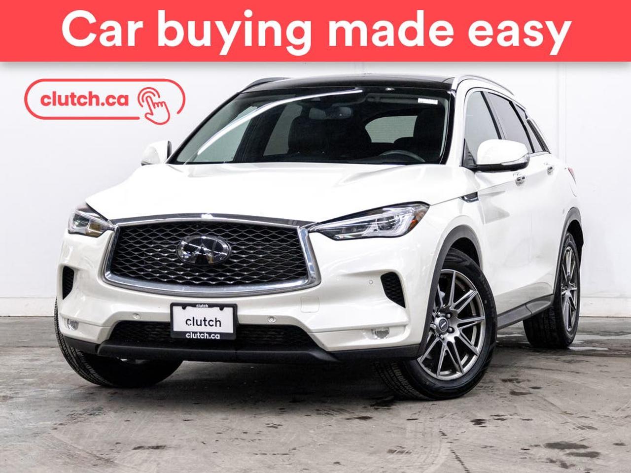 NO ACCIDENTS / CLEAN CARFAX / Rear View Camera, Parking Sensors, Rear Parking Sensors and more!<br> <br>Clutch is the largest online used car retailer in Canada, delivering a seamless, hassle-free car-buying experience to drivers everywhere. Shop thousands of used cars online, get the right one delivered to your door, and enjoy peace of mind with our 10-Day Money-Back Guarantee. How sweet is that? To learn more, visit clutch.ca.<br> <br>The top features for this car include:<br> <br>Automatic High Beams<br>Rear View Camera<br>Parking Sensors<br>Rear Parking Sensors<br>Power Driver Seat<br>Power Passenger Seat<br>360 Camera<br>Power Tailgate/Hatch<br>Auto Dimming Rearview Mirror<br>Front Heated Seats<br>Rear Climate Vents<br>Touchscreen Display<br>Cruise Control<br>USB Input<br>Keyless Entry<br>Push Button Start<br>Front View Camera<br>Lane Departure Warning<br>Blindspot Sensors<br>Forward Collision Mitigation<br>Rear Collision Mitigation<br>Rain Sensing Wipers<br>Panoramic Sunroof<br>Keyfob Remote Start<br>Integrated Garage Door Opener<br>Dual Zone Front Climate Control<br>12V Outlet<br>Climate Control<br>Apple CarPlay<br>Bluetooth Music<br>Hands Free Device Connectivity<br>GPS Navigation<br> <br>Seamless home delivery - Delivery to your door in a matter of days. Available on select packages.<br> <br>Try it out for 10 days - If you do not like it, we will take it back. <br> <br>Quality assured - All cars go through our rigorous 210-point inspection and reconditioning process.<br> <br>Peace of mind - Warranty and protection plans available.<br> <br>Haggle-free - No haggling or hard sells.<br> <br>100% Transparency - Full inspection reports on every car, including high-res photography and a free Carfax report.<br> <br>Listed price is for cash purchase only and does not include taxes, Shipping Fees (if applicable), Delivery Fees (if applicable), government licensing fees.<br> <br>Previous Provincial Registrations:<br>Ontario<br> <br>Stock # 87170