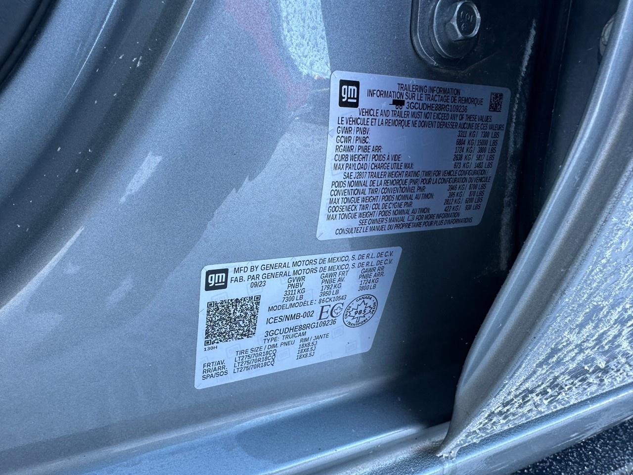 2024 Chevrolet Silverado 1500 Crew Cab Short Box 4-Wheel Drive ZR2 Photo