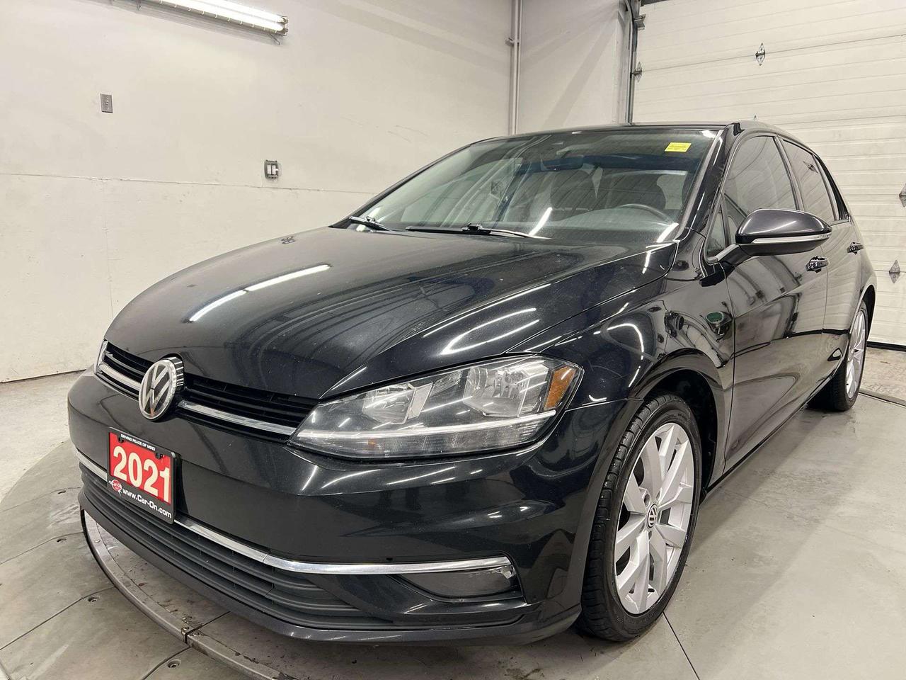 2021 Volkswagen Golf HIGHLINE |6-SPEED | HTD LEATHER |SUNROOF | CARPLAY Photo0