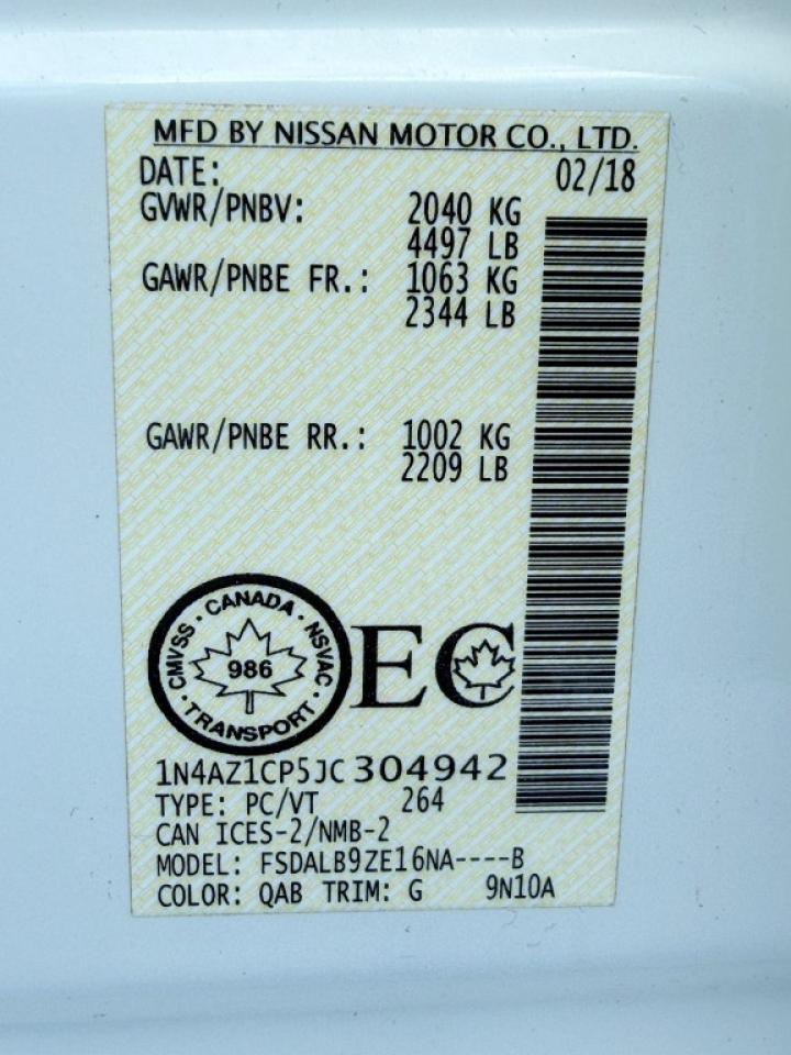 2018 Nissan Leaf S 4dr Hatchback Automatic Photo