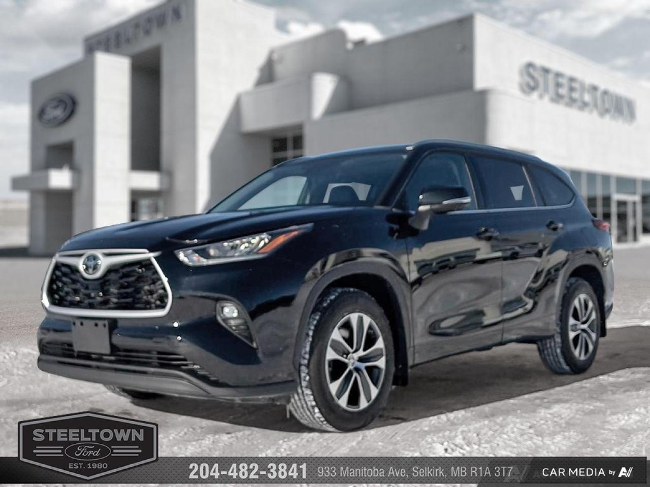 <b>Low Mileage, Sunroof,  Power Liftgate,  Softex Seats,  Heated Seats,  Apple CarPlay!</b><br> <br> We value your TIME, we wont waste it or your gas is on us!   We offer extended test drives and if you cant make it out to us we will come straight to you!<br><br><br> <br>This Toyota Highlander is a well rounded SUV that provides incredible comfort, practicality and style! This 2022 Toyota Highlander is for sale today in Selkirk. <br> <br>With its sleek exterior style and sophisticated interior design, the Toyota Highlander is sure to help create memorable family adventures for years to come. Whether youre looking to get away or just get around town, youll find the Highlanders bold designs will not go unnoticed. The front grille expresses unparalleled confidence on any road, while its LED taillights and large alunimum wheels add a touch of sophistication allowing you to live your life to the fullest with every trip, no matter where youre headed. This low mileage SUV has just 40,624 km. Its Black in colour. It has an Automatic transmission and is powered by a 295HP 3.5L V6 Cylinder Engine. <br> <br> Our Highlanders trim level is XLE. Stepping up to this luxurious Highlander XLE is an excellent choice as it comes with premium features such as SofTex heated seats, a power sunroof, a heated steering wheel, unique aluminum wheels, a large 8 inch touchscreen thats paired with Entune Audio Plus, Apple CarPlay, Android Auto, SiriusXM and USB charging ports, LED fog lights and headlights with automatic highbeam assist plus split folding rear seats to make loading and unloading a breeze. Additional comfort and safety features include tri-zone climate control, dynamic radar cruise control, a power rear liftgate, remote engine start, Toyota Safety Sense 2.5 that is complete with lane departure warning with lane steering assist, foward collision warning, blind spot detection, hill-start assist plus much more. This vehicle has been upgraded with the following features: Sunroof, Power Liftgate, Softex Seats, Heated Seats, Apple CarPlay, Android Auto, Lane Keep Assist.<br> <br>To apply right now for financing use this link: <a href=http://www.steeltownford.com/?https://CreditOnline.dealertrack.ca/Web/Default.aspx?Token=bf62ebad-31a4-49e3-93be-9b163c26b54c&La target=_blank>http://www.steeltownford.com/?https://CreditOnline.dealertrack.ca/Web/Default.aspx?Token=bf62ebad-31a4-49e3-93be-9b163c26b54c&La</a><br><br> <br/><br> Buy this vehicle now for the lowest bi-weekly payment of <b>$309.11</b> with $0 down for 96 months @ 8.99% APR O.A.C. ( Plus applicable taxes -  Platinum Shield Protection & Tire Warranty included   / Total cost of borrowing $18500   ).  See dealer for details. <br> <br>Family owned and operated in Selkirk for 35 Years.  <br>Steeltown Ford is located just 20 minutes North of the Perimeter Hwy, with an onsite banking center that offers free consultations. <br>Ask about our special dealer rates available through all major banks and credit unions.<br><br><br>Steeltown Ford Protect Plus includes:<br>- Life Time Tire Warranty <br>Cars cost less in Selkirk <br><br>Dealer Permit # 1039<br><br><br> Come by and check out our fleet of 110+ used cars and trucks and 150+ new cars and trucks for sale in Selkirk.  o~o