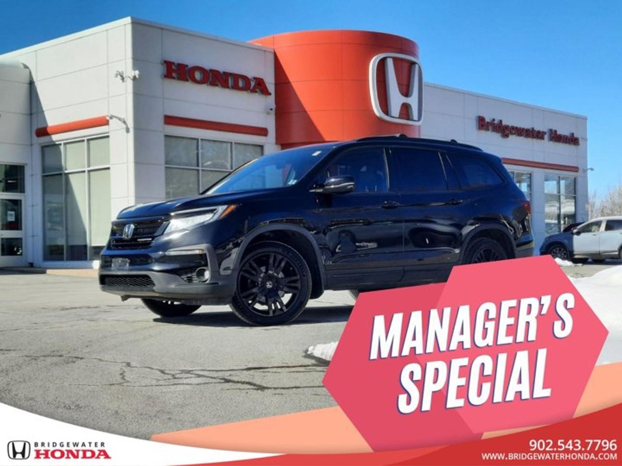 Black 2022 Honda Pilot Black Edition AWDAll services, Transmission Flush, Rear Differential Service CompletedTiming Belt and Spark Plug Service CompletedNew BatteryFresh MVI-Motor vehicle inspection and current service completed- Oil and filter change- Interior and exterior detailing-Carfaxes vehicle history will be provided-Brakes and tire measurements pass certification standards-Qualifies for several warranty upgrade options-Flexible financing options available-All trade ins are welcomeHelping over 700 customers a year find the right vehicle for them.We are excited to help you with your next vehicle purchase.