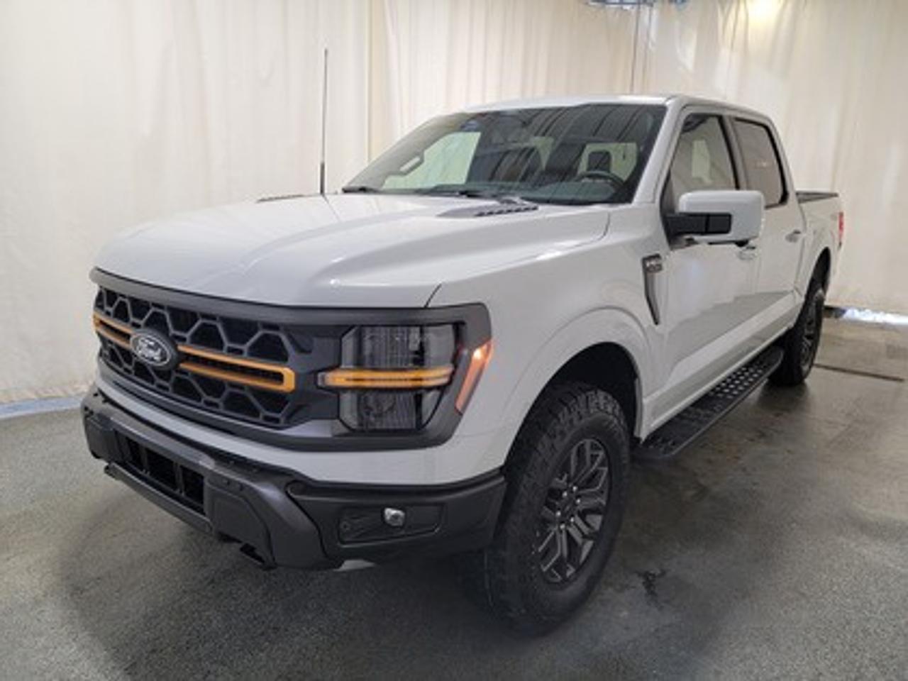 The all-new 2025 Ford F-150 Tremor 402A showcased in Avalanche. This truck is equipped with the high-performance 3.5L EcoBoost engine, producing 400 horsepower and 500 lb-ft of torque. With its 10-speed automatic transmission, also delivering a combined highway/city fuel economy of 12.9L/100km (22 miles per gallon). 

Key Features:
Bed Utility Package
Mobile Office Package
Tow/Haul Package
Front Axle W/Torsen Differential
Selectable Drive Modes
18 Alloy W/ Dark Matte Finish Wheels
Heated Front Seats & Rear Seats
Ford Co-Pilot 360 Assist 2.0
Adaptive Cruise Control
Lane Centering
Evasive Steering Assist
Front Parking Sensors
Pro Trailer Backup Assist
Pro Trailer Hitch Assist
14 Speaker B&O Unleashed Sound System
Hill Descent Control
Remote Start System
Engine Block Heater
Twin Panel Moonroof

This vehicle comes with the All-Weather Packageready to take on any season!
Snow, rain, mud, or sunshinethis vehicle is built for it all! The All-Weather Package adds extra protection where it matters most, with premium mud flaps to shield your paint from road debris, all-weather floor mats to protect your interior from lifes messes, and Xpel paint protection to help guard against those infuriating rock chips. Drive with confidence, knowing your investment is protected from Regina's elements.

Bennett Dunlop Ford, proudly serving Regina for over 40 years, is conveniently located at 770 Broad Street. With over 3,500 Google reviews, our reputation reflects our commitment to providing a fast, easy, and enjoyable vehicle-buying experience. We eliminate the hassle with no admin or documentation fees, transparent upfront pricing that lets you shop with total confidence. But were more than just a dealershipwere driven to make a difference by supporting local community initiatives and events that matter to you. Visit Bennett Dunlop Ford today and experience why were Reginas trusted choice for quality vehicles, exceptional service, and a genuine commitment to driving change in our community!
