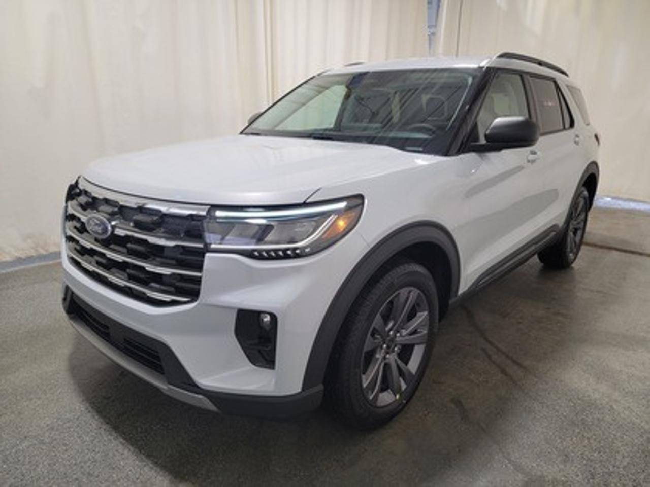 This all-new 2026 Ford Explorer Active 200A shines brilliantly in Space White Metallic. This 6-Seat 4WD comes equipped with the 2.3L EcoBoost® I-4 engine, it produces an impressive 300 horsepower and 310 lb-ft of torque. Paired with a 10-speed automatic transmission, this SUV is rated to deliver a combined fuel economy of approximately 10.4L/100km (27 miles per gallon).

Key Features:
Terrain Management System
Ford Co-Pilot360 Assist+ 
Adaptive Cruise Control
Lane Centering Assist
SYNC® 4 W/13.2 LCD Touchscreen 
Wireless Apple CarPlay® and Android Auto
FordPass Connect 
Front Row Heated Seats 
10-Way Power Drivers Seat
Remote Start System
Class III Trailer Tow Package 
Ford Connectivity Package
Engine Block Heater
Active Comfort Package

This vehicle comes with the All-Weather Packageready to take on any season!
Snow, rain, mud, or sunshinethis vehicle is built for it all! The All-Weather Package adds extra protection where it matters most, with premium mud flaps to shield your paint from road debris, all-weather floor mats to protect your interior from lifes messes, and Xpel paint protection to help guard against those infuriating rock chips. Drive with confidence, knowing your investment is protected from Regina's elements.

Bennett Dunlop Ford, proudly serving Regina for over 40 years, is conveniently located at 770 Broad Street. With over 3,500 Google reviews, our reputation reflects our commitment to providing a fast, easy, and enjoyable vehicle-buying experience. We eliminate the hassle with no admin or documentation fees, transparent upfront pricing that lets you shop with total confidence. But were more than just a dealershipwere driven to make a difference by supporting local community initiatives and events that matter to you. Visit Bennett Dunlop Ford today and experience why were Reginas trusted choice for quality vehicles, exceptional service, and a genuine commitment to driving change in our community!