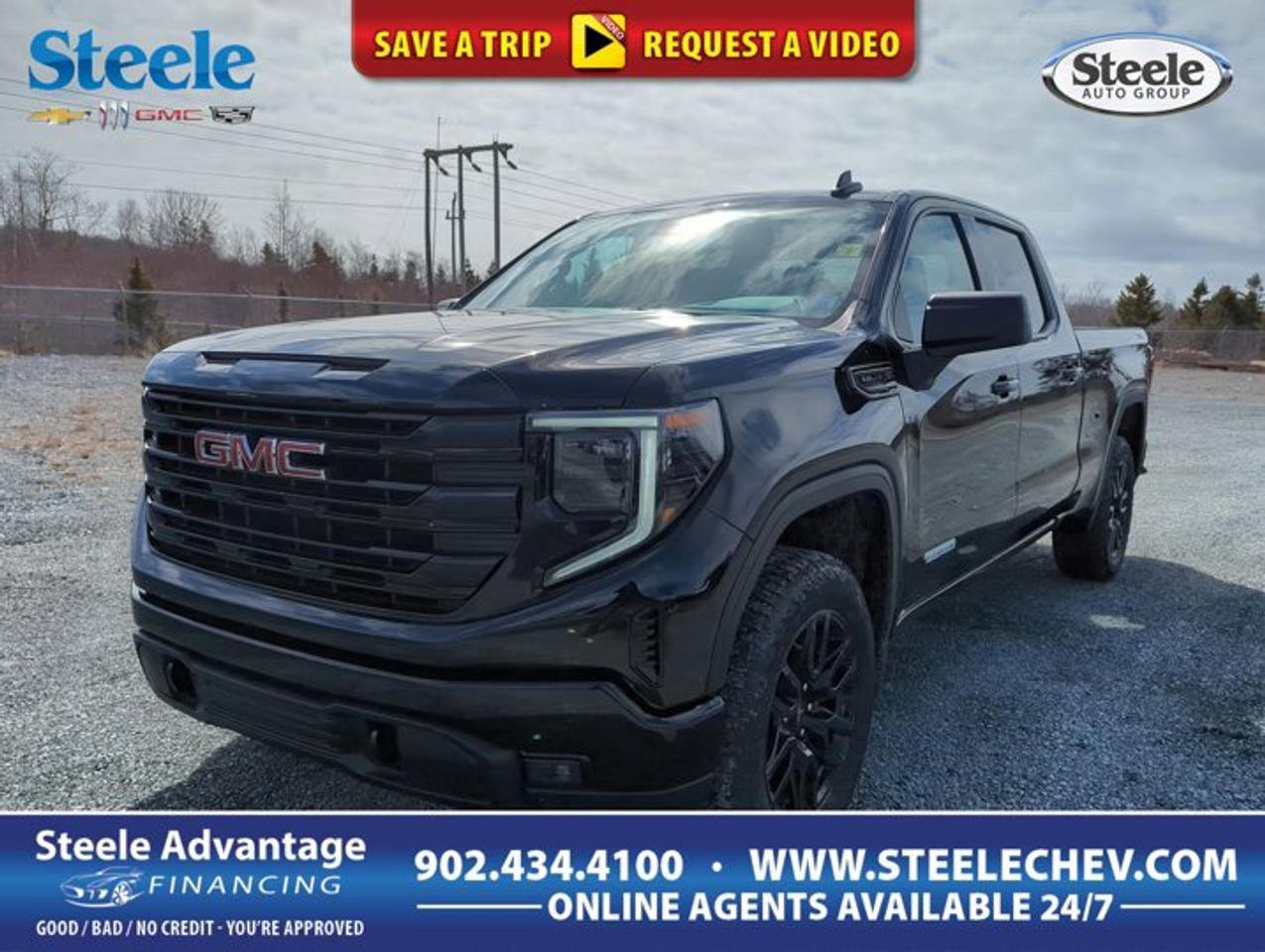 Meet the 2026 GMC Sierra 1500 Elevation, offered by Steele Chevrolet Buick GMC in Dartmouth. Finished in Black outside with a Black interior, this 4-door truck brings a bold, clean look that suits workdays and weekends alike. With a Gas V8 5.3 L engine and an automatic transmission, it delivers the kind of confident power many truck owners want, especially when the road turns rough or the load gets heavy.This Sierra 1500 Elevation is equipped with 4-wheel drive, giving you the added traction you need for changing Maritime weather and mixed road conditions. Its also fitted with an Off-Road Suspension, adding extra capability when pavement ends and the trail begins. Whether youre heading to a job site, a cottage road, or a snowy driveway, this truck is built to feel steady and ready.Inside, the Sierra 1500 Elevation keeps your day moving with smart, modern convenience. Wireless Charging helps reduce cable clutter and keeps your compatible phone powered up on the go. Paddle Shifters add a more hands-on feel behind the wheel when you want more control over your driving experience. Together, these features make daily driving feel more personal, more connected, and more enjoyable.TRUCK FEATURES4-wheel drive for confident tractionOff-road suspension for rougher terrainV8 power for hauling confidenceFour doors for easy accessADVANCED SAFETY FEATURESStrong traction for slippery road conditionsStable handling feel on uneven surfacesConfident braking feel with V8 powerClear outward visibility from truck stancePERFORMANCE AND EFFICIENCYGas V8 5.3 L power deliveryAutomatic transmission for smooth shiftingPaddle shifters for added driver control4-wheel drive for all-season capabilityCOMFORT AND CONVENIENCEFour-door cabin for easier entrySimple controls for everyday usabilityWireless charging keeps cabin clutter-freePractical layout for daily drivingTECHNOLOGY AND CONNECTIVITYWireless charging for compatible smartphonesPaddle shifters enhance driving engagementClear, driver-focused dash layoutEasy access to key vehicle functionsCARGO SPACETruck bed ready for bulky loadsUseful space for workday gearRoom for weekend adventure suppliesFlexible hauling for home projectsWHAT OTHER OWNERS LIKEV8 strength for confident passing4-wheel drive in winter conditionsOff-road suspension for rough roadsHandy wireless charging for daily useThis 2026 GMC Sierra 1500 Elevations VIN is: 3GTUUCED2TG246101.