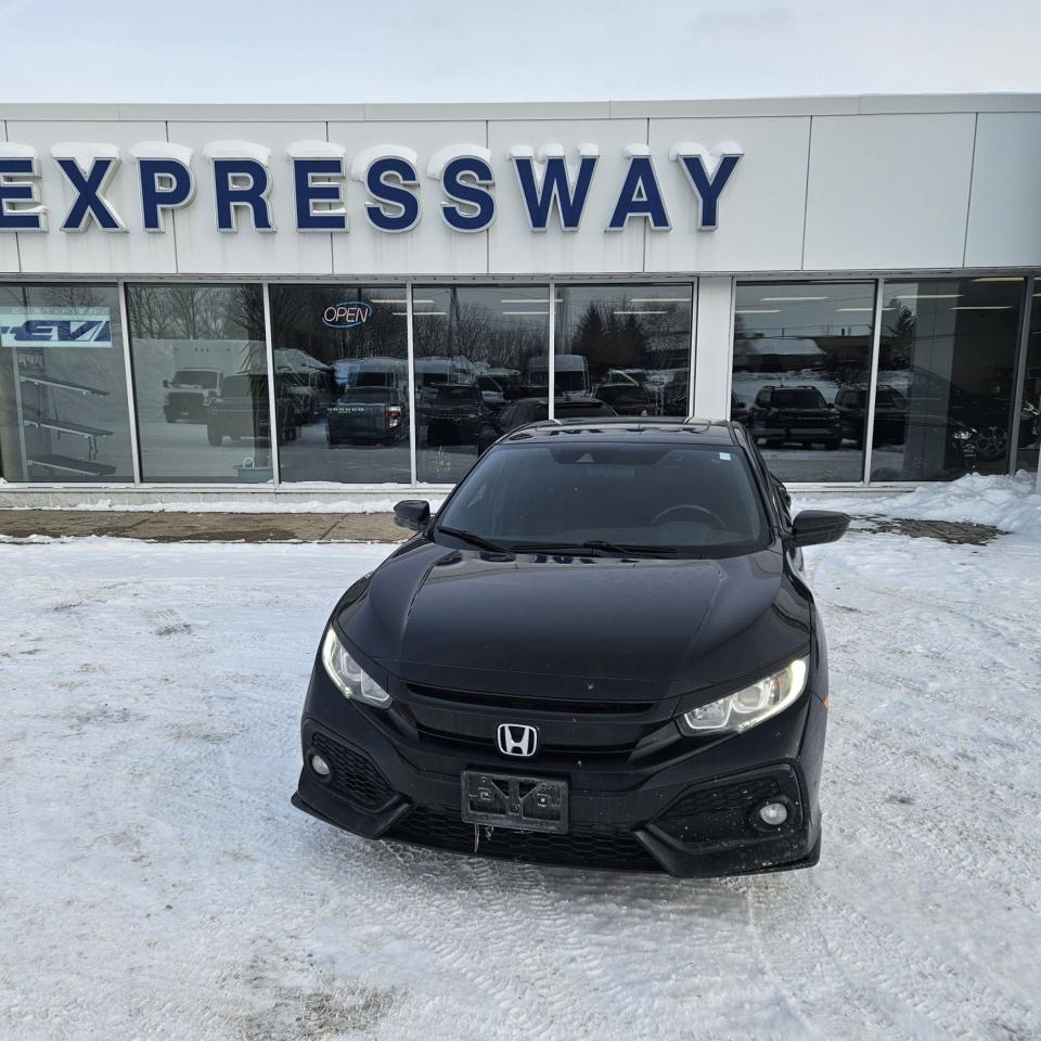 2019 Honda Civic HATCHBACK, SPORT, 1.5L, LEATHER, ROOF, AS TRADED! Photo