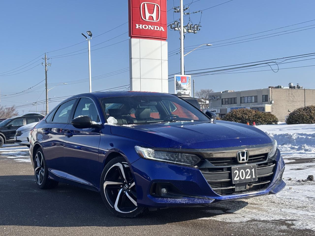 2021 Honda Accord Sedan Sport CVT   SUNROOF   HTD SEATS   APPLE CARPLAY Photo0