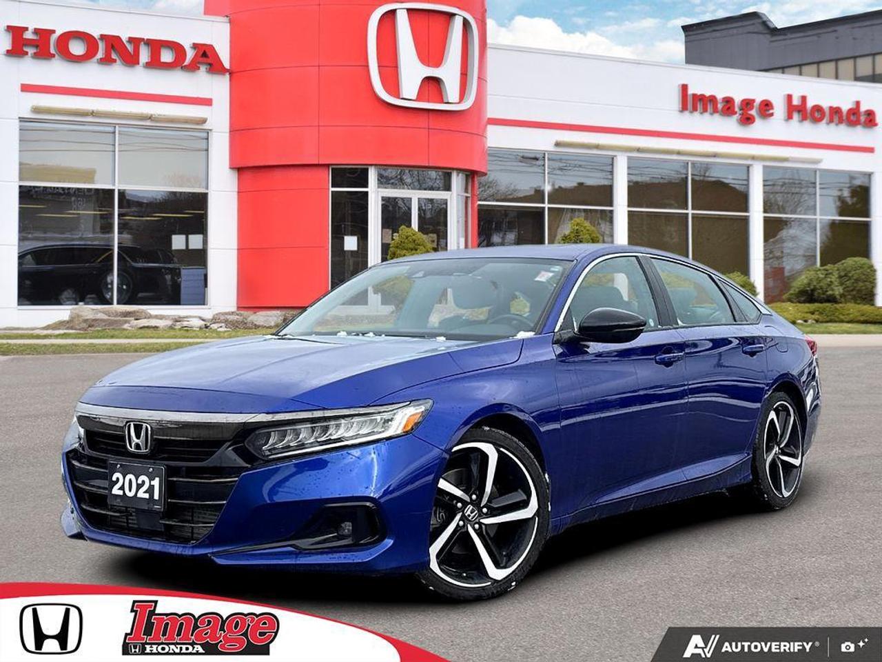 2021 Honda Accord Sedan Sport CVT   SUNROOF   HTD SEATS   APPLE CARPLAY Photo