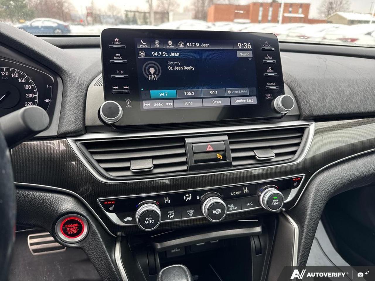 2021 Honda Accord Sedan Sport CVT   SUNROOF   HTD SEATS   APPLE CARPLAY Photo