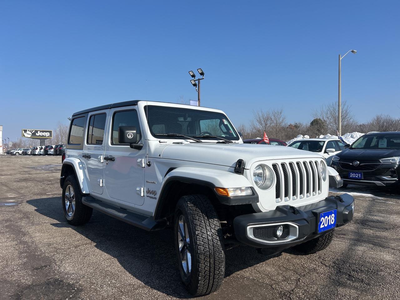 2018 Jeep WRANGLER UNLIMITED Sahara w/V6, Navigation, Heated Seats, RemoteStart Photo2
