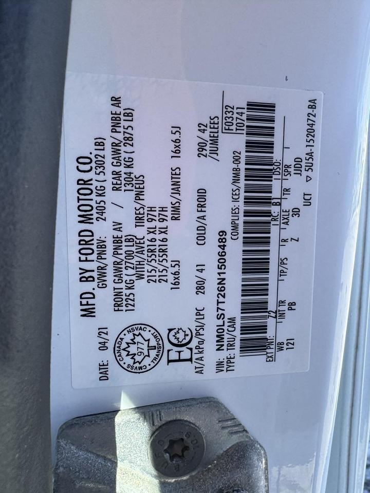 2022 Ford Transit Connect XLT w-Dual Sliding Doors Photo