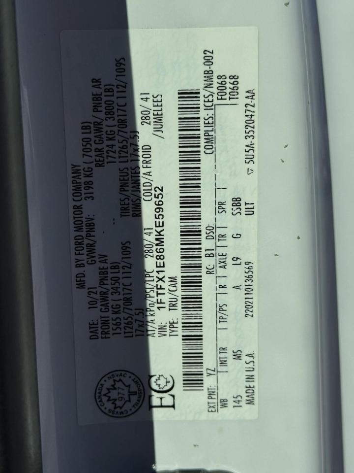 2021 Ford F-150 XLT 4WD SuperCab 6.5' Box Photo