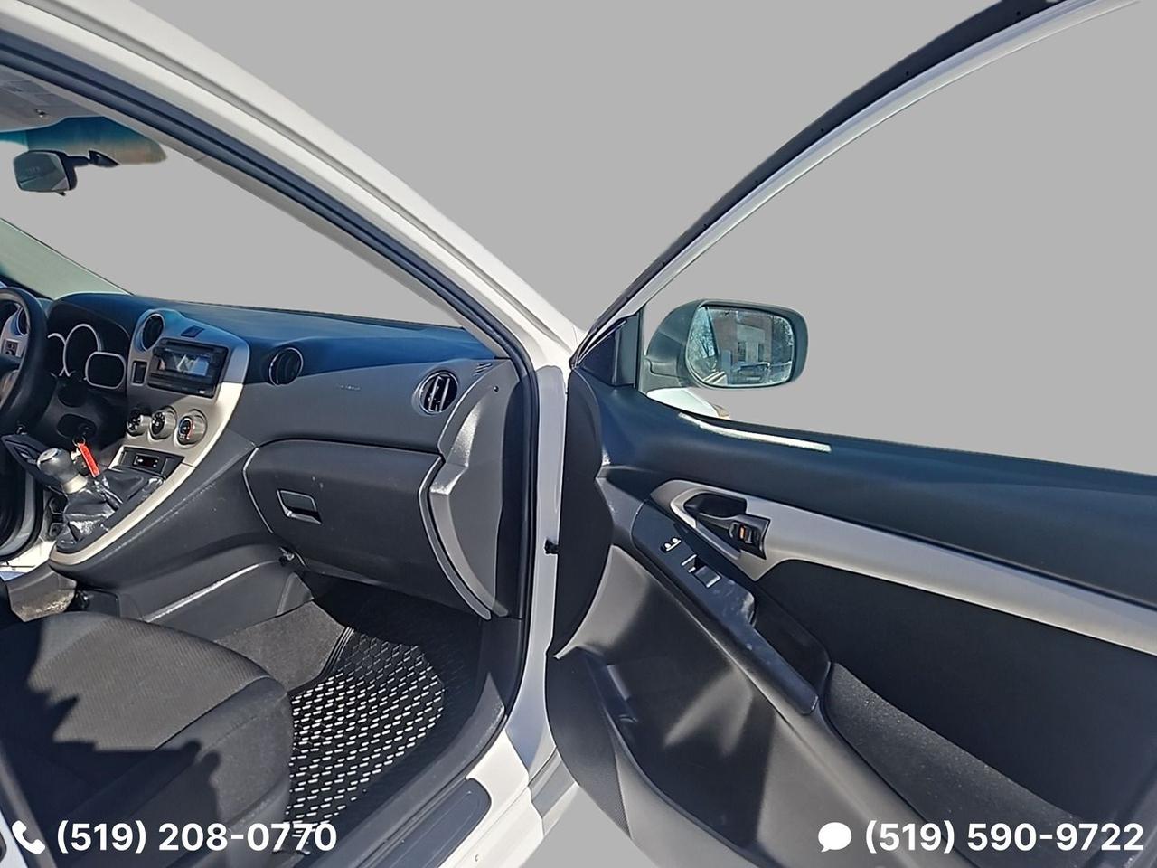 2013 Toyota Matrix Low Km's,Certified,New Winter Tires,Bluetooth,A/C