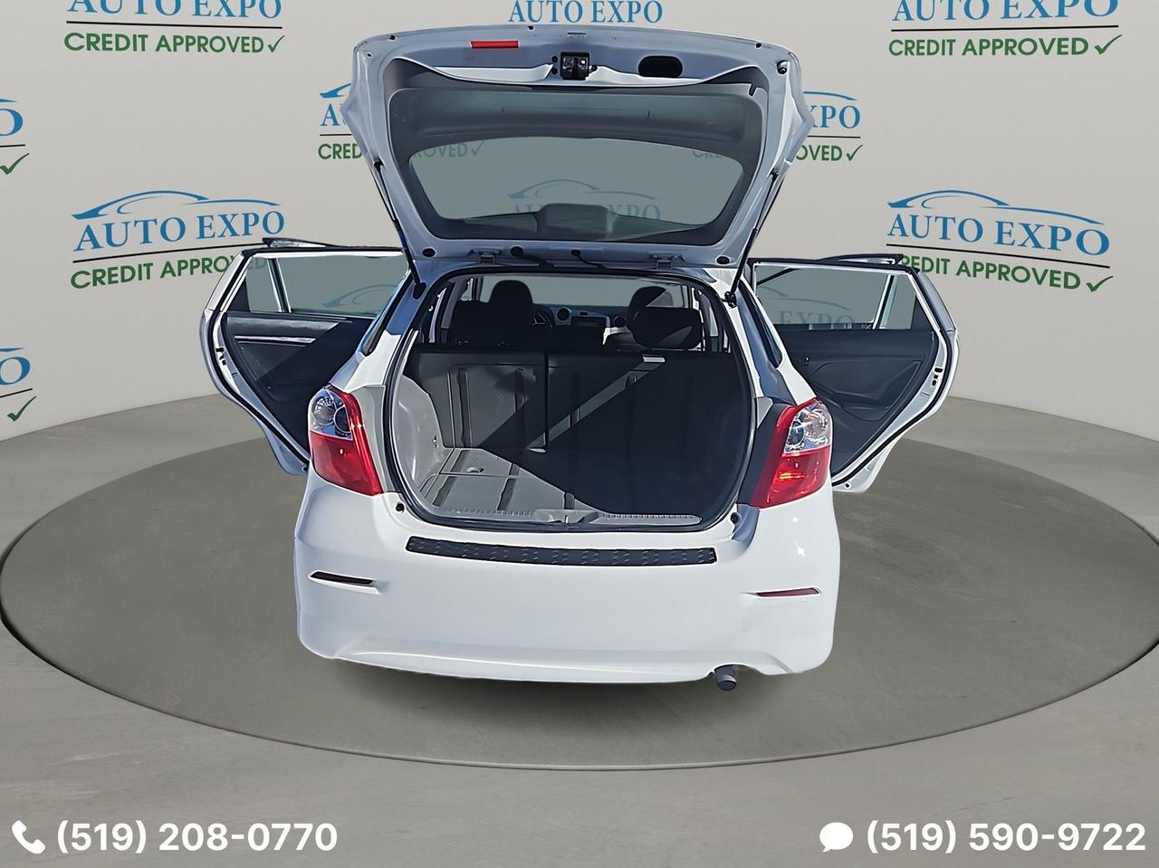 2013 Toyota Matrix Low Km's,Certified,New Winter Tires,Bluetooth,A/C