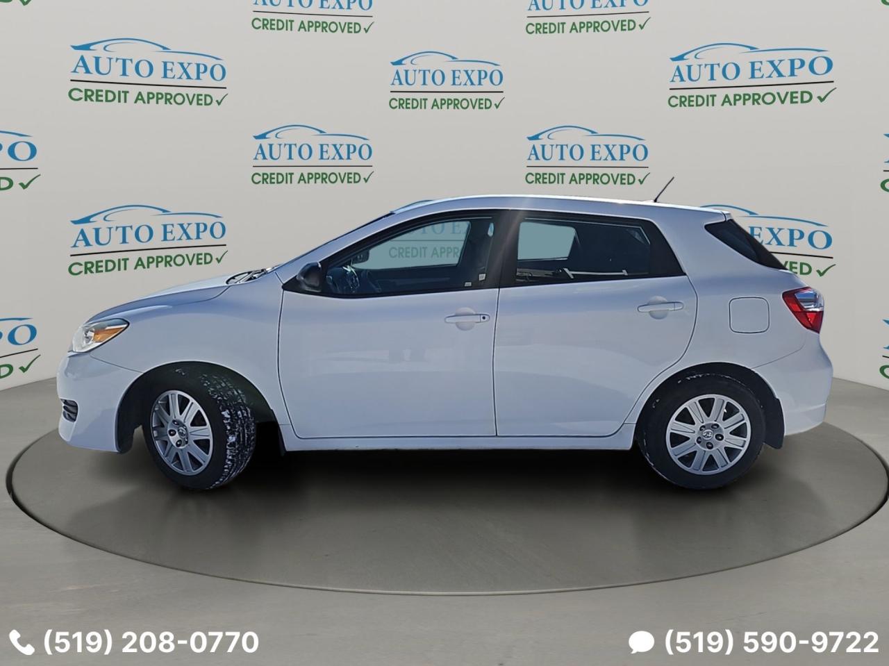 2013 Toyota Matrix Low Km's,Certified,New Winter Tires,Bluetooth,A/C