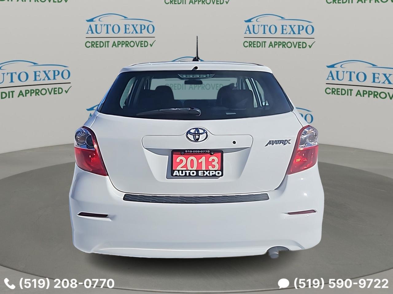 2013 Toyota Matrix Low Km's,Certified,New Winter Tires,Bluetooth,A/C