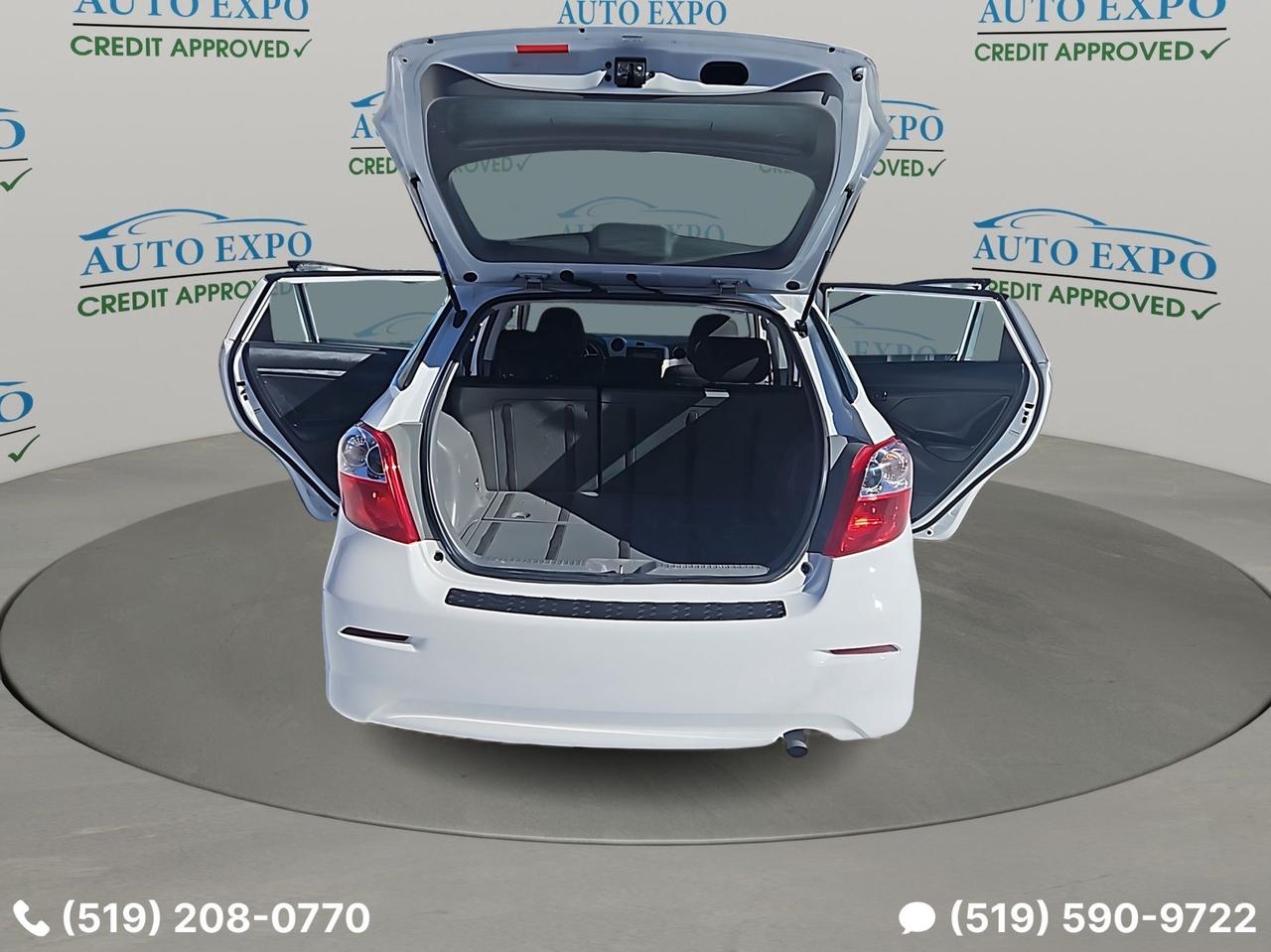 2013 Toyota Matrix Low Km's,Certified,New Winter Tires,Bluetooth,A/C